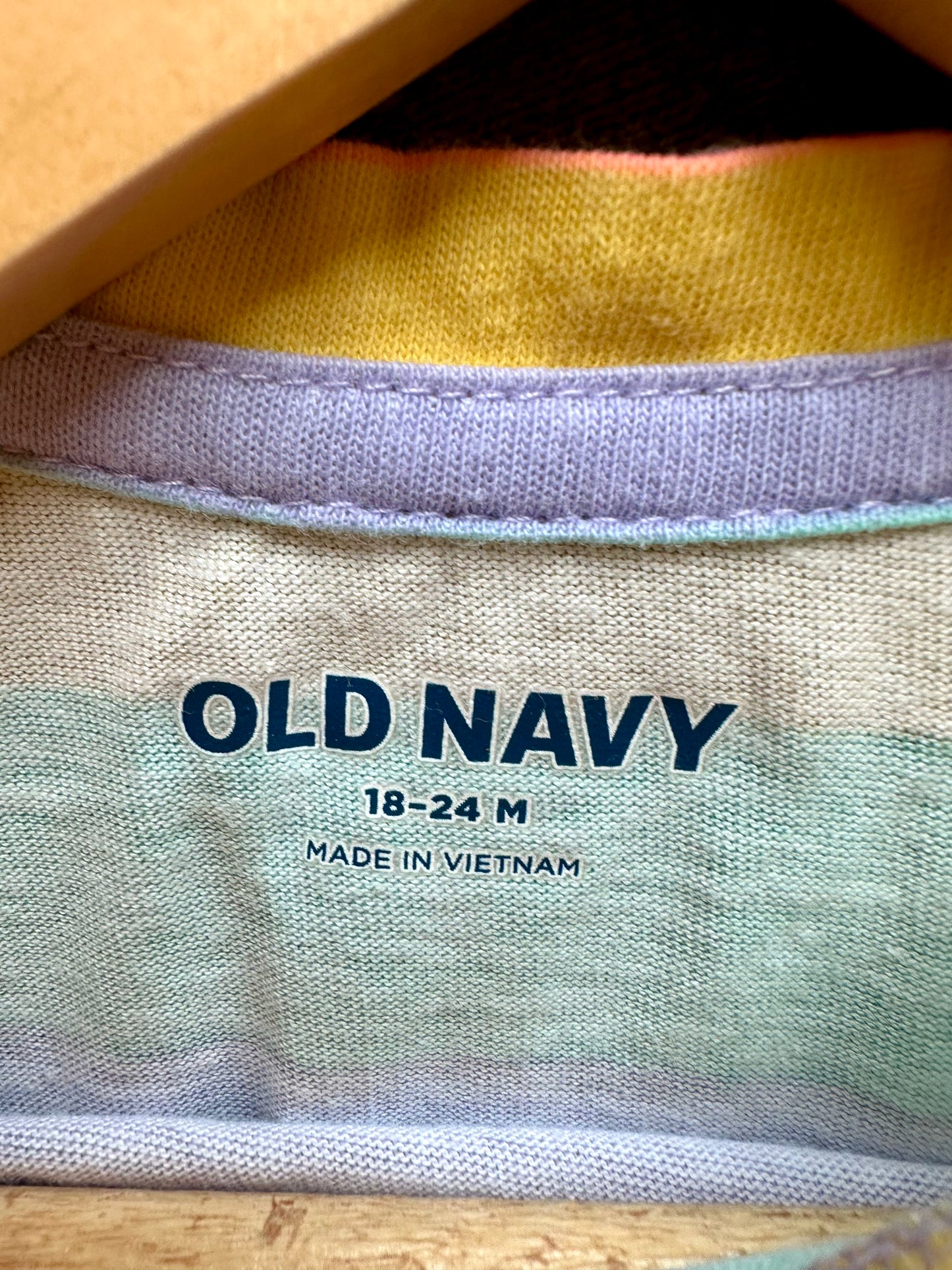 Colored Stripes T-Shirt / 18-24m