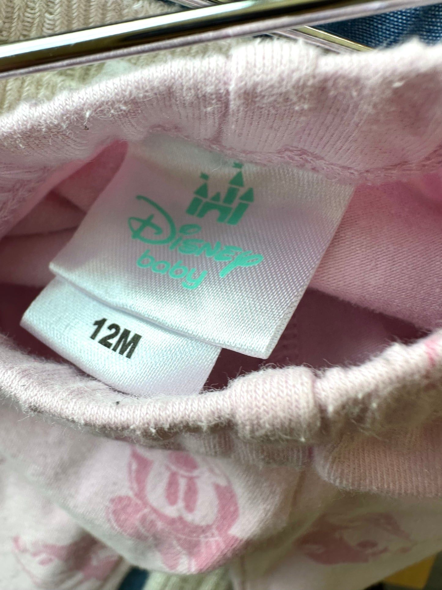 Pink Minnie Pants / 12m