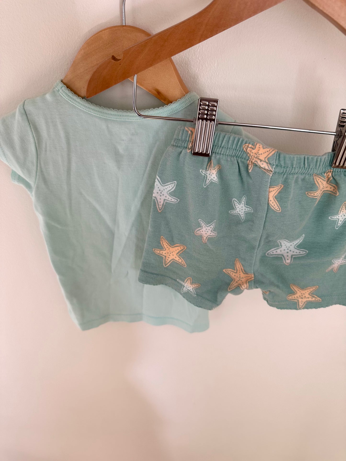 Sparkle Mermaid T-shirt + Shorts PJ Set / 12m