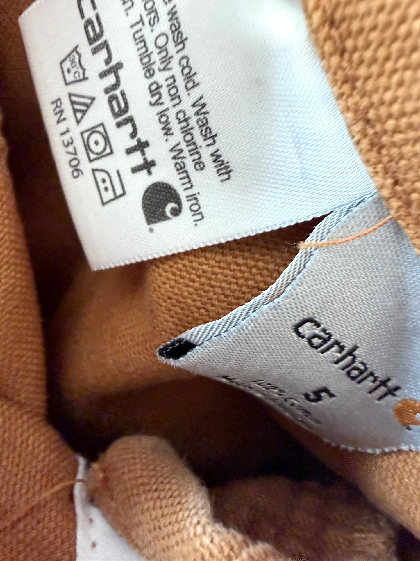 Carhartt Tan Overalls (PLAY) / 5 years