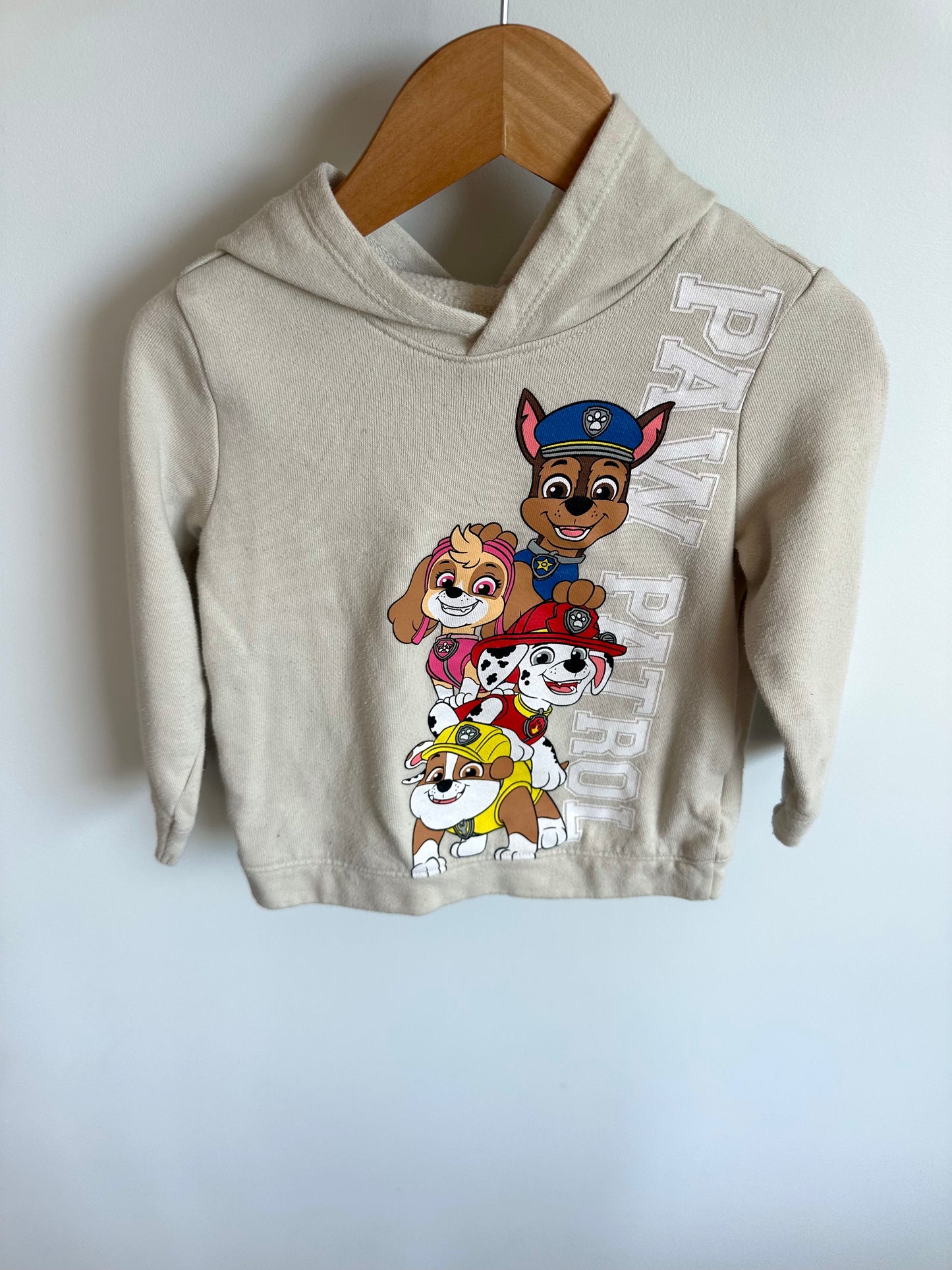 Paw Patrol Cream Hoodie / 3T