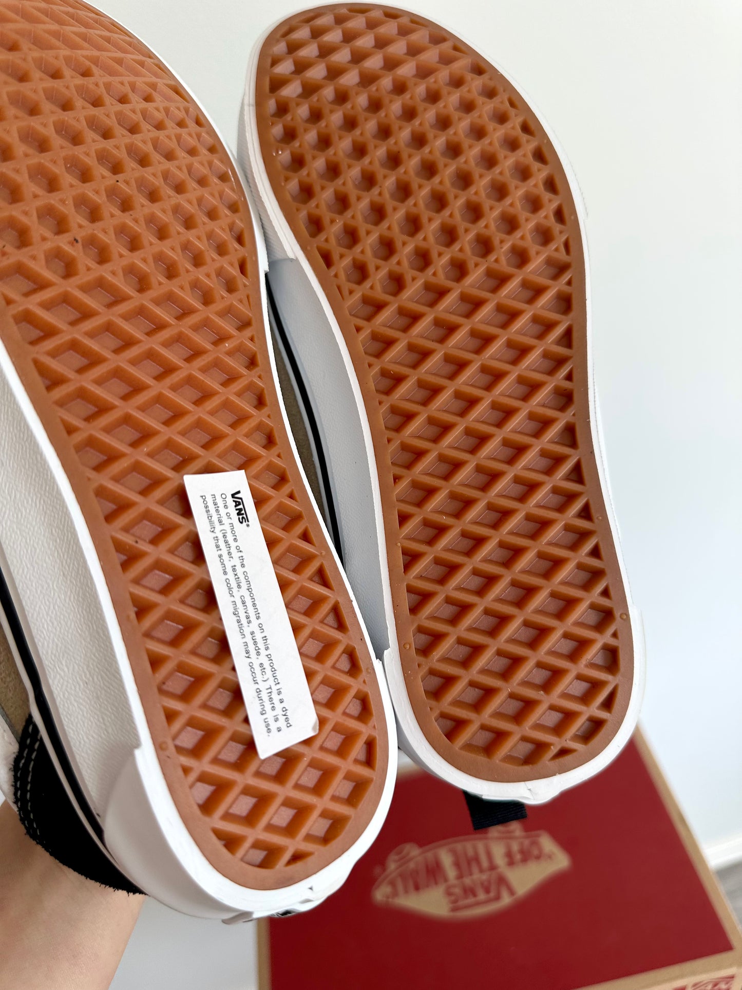 Vans Knu Skool Black/Brown Shoes (New In Box) / Big Kid size 6 (Youth)