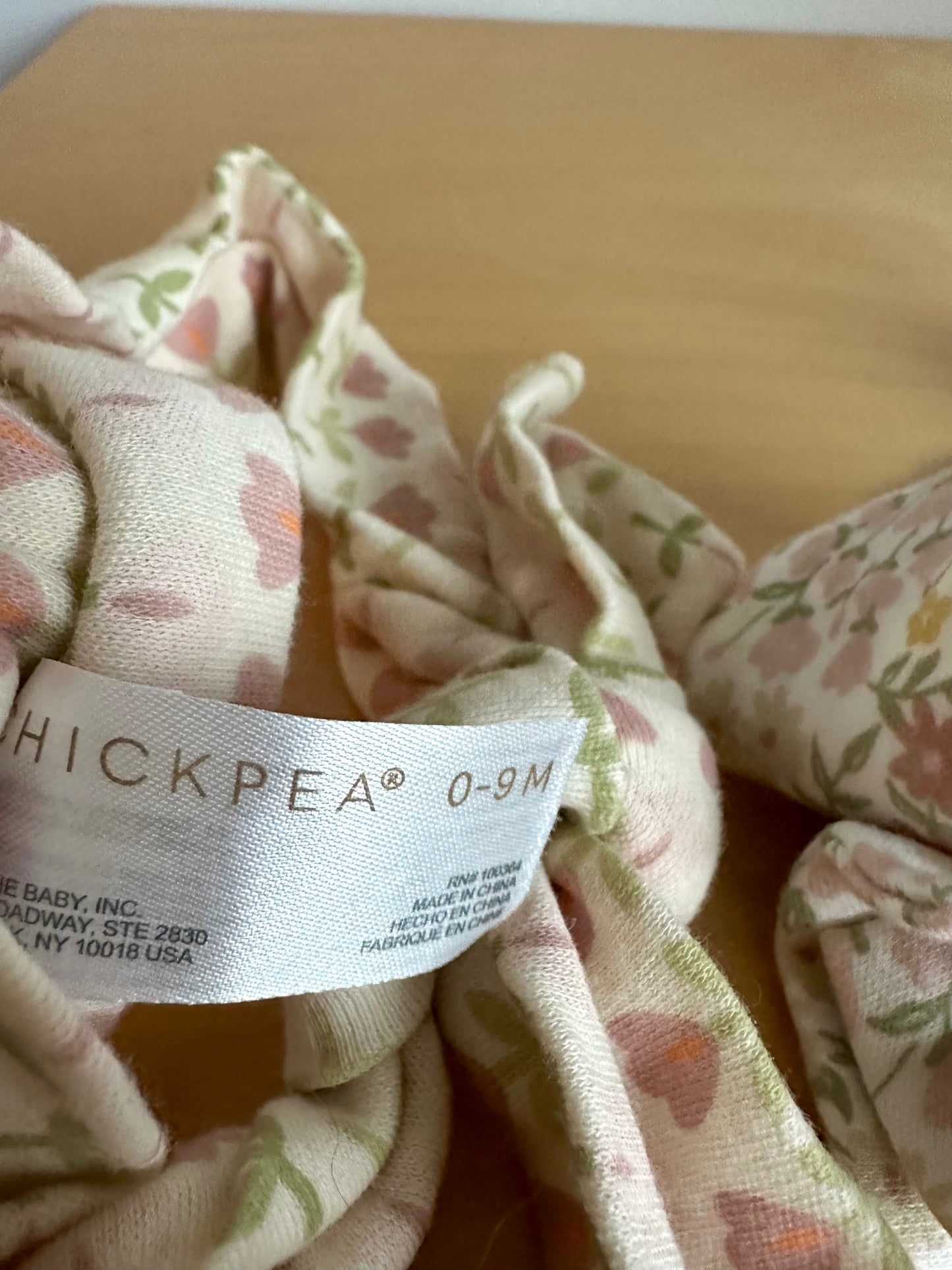 Chick Pea Floral Headbands / 3-12m?