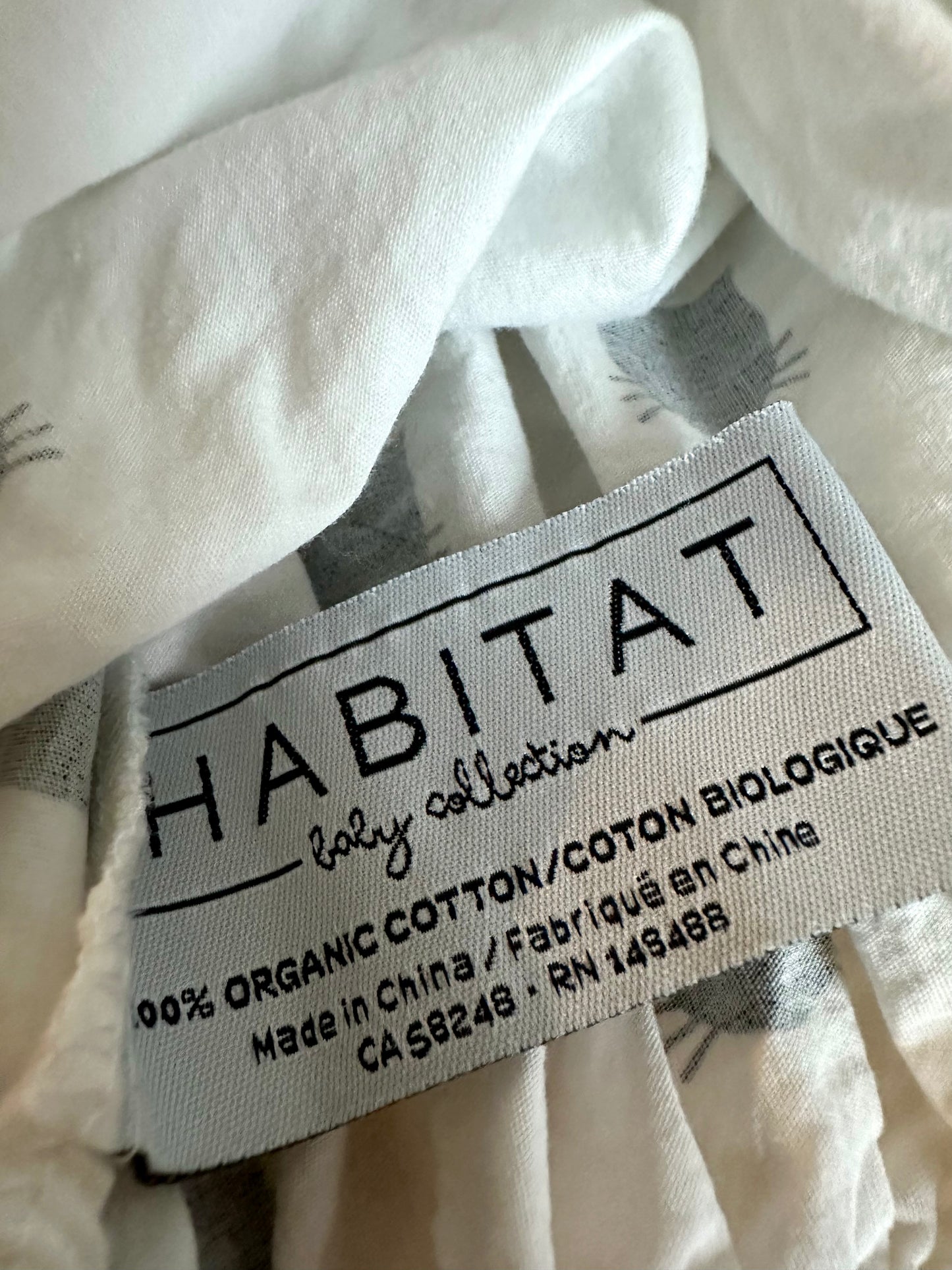 Cat Crib Organic Sheet (No Shipping)