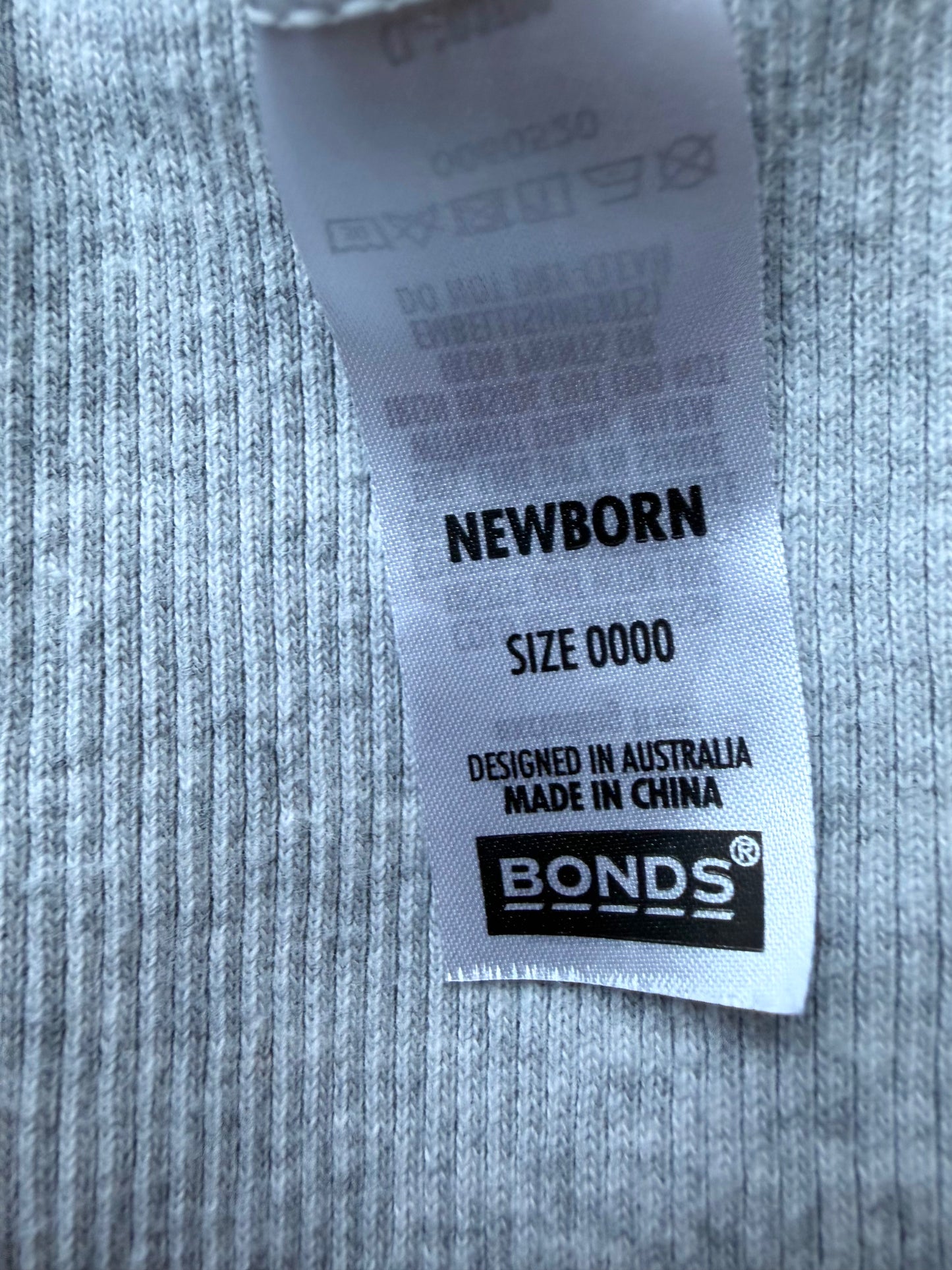 Bonds Grey Tank Top / 0m