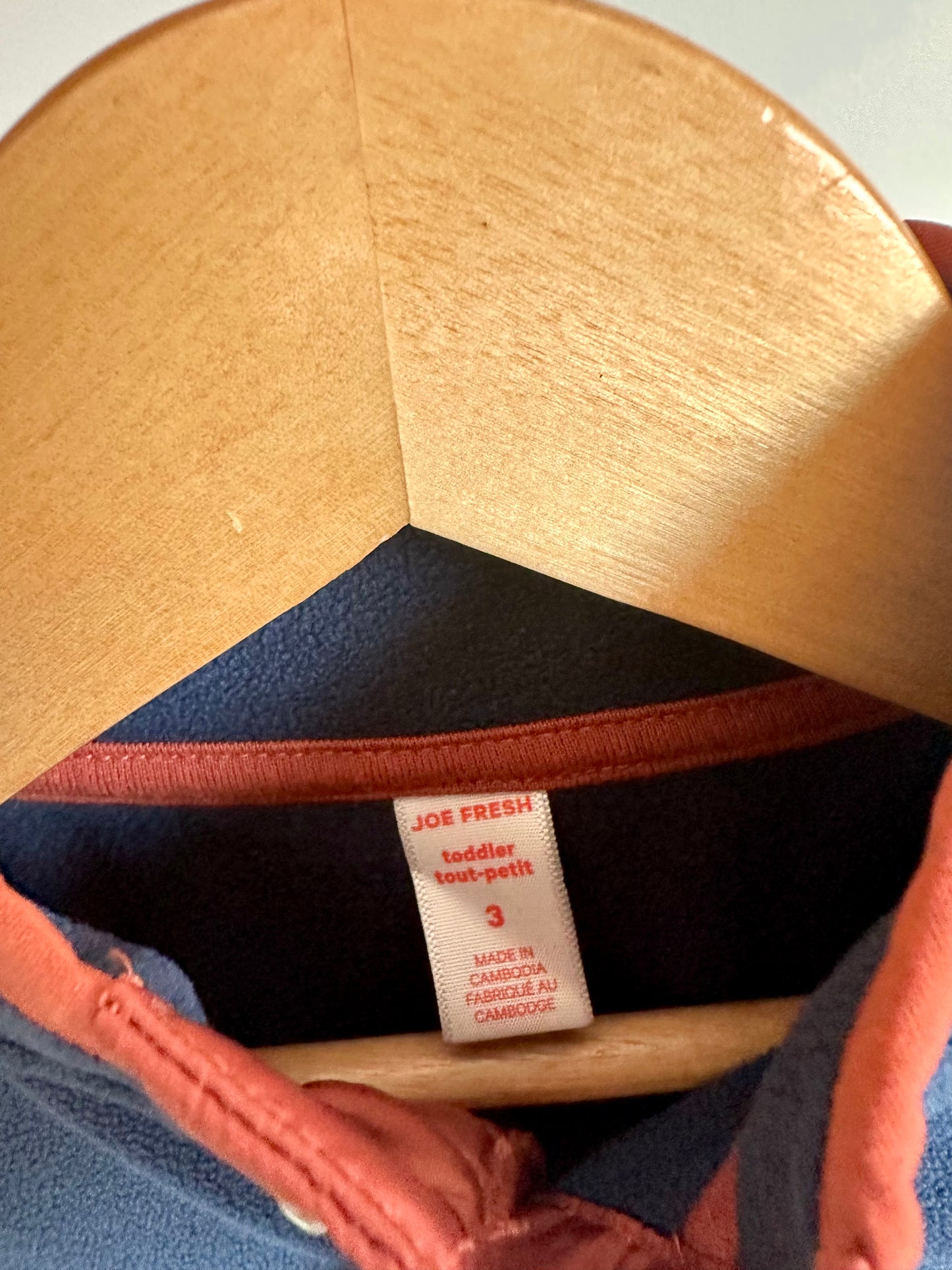 Half Zip Color Blocking Sweater / 3T