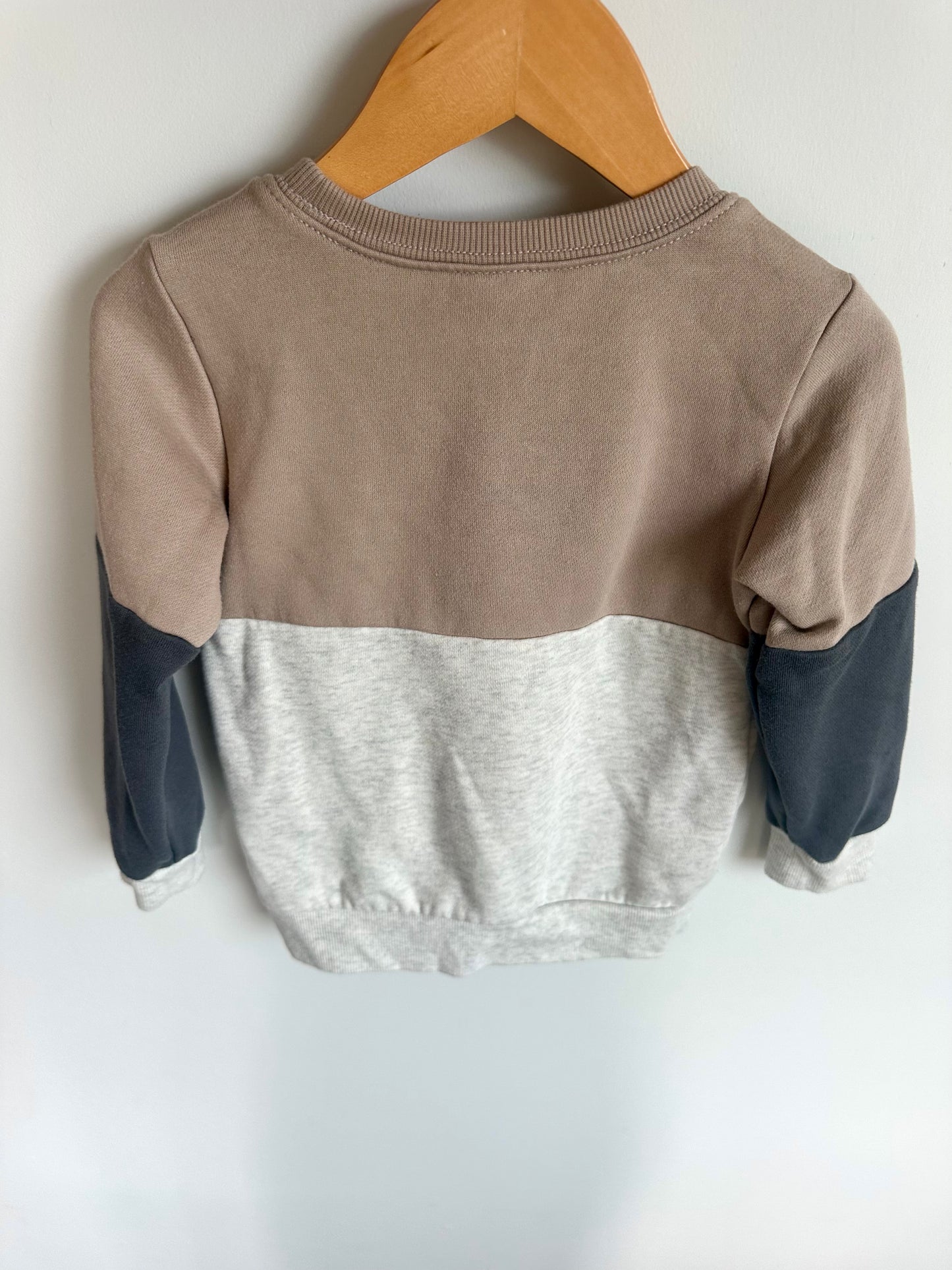 Color Blocking Neutral Sweater / 3T