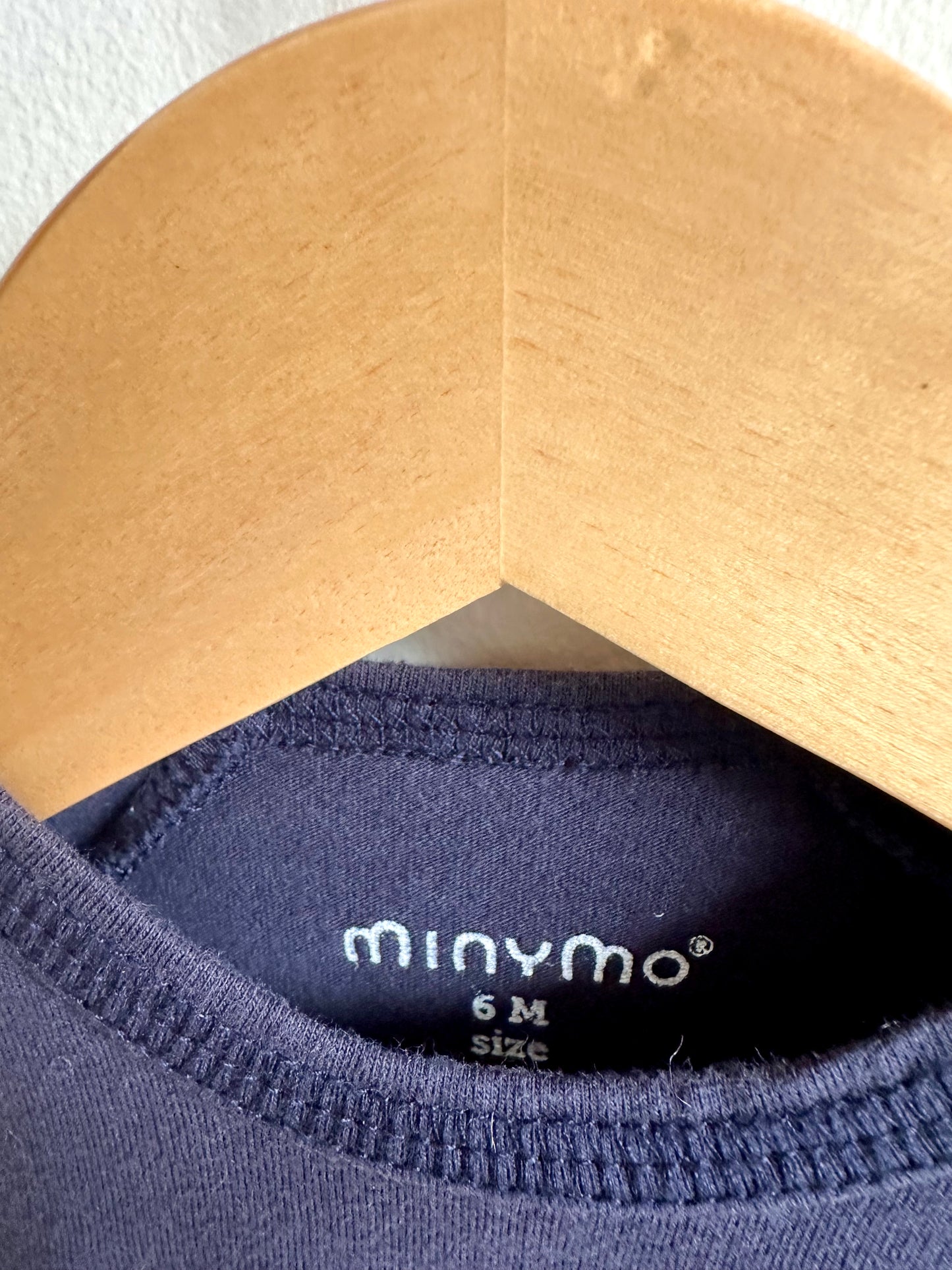 MinyMo Two Piece Romper + Bodysuit Set / 6m