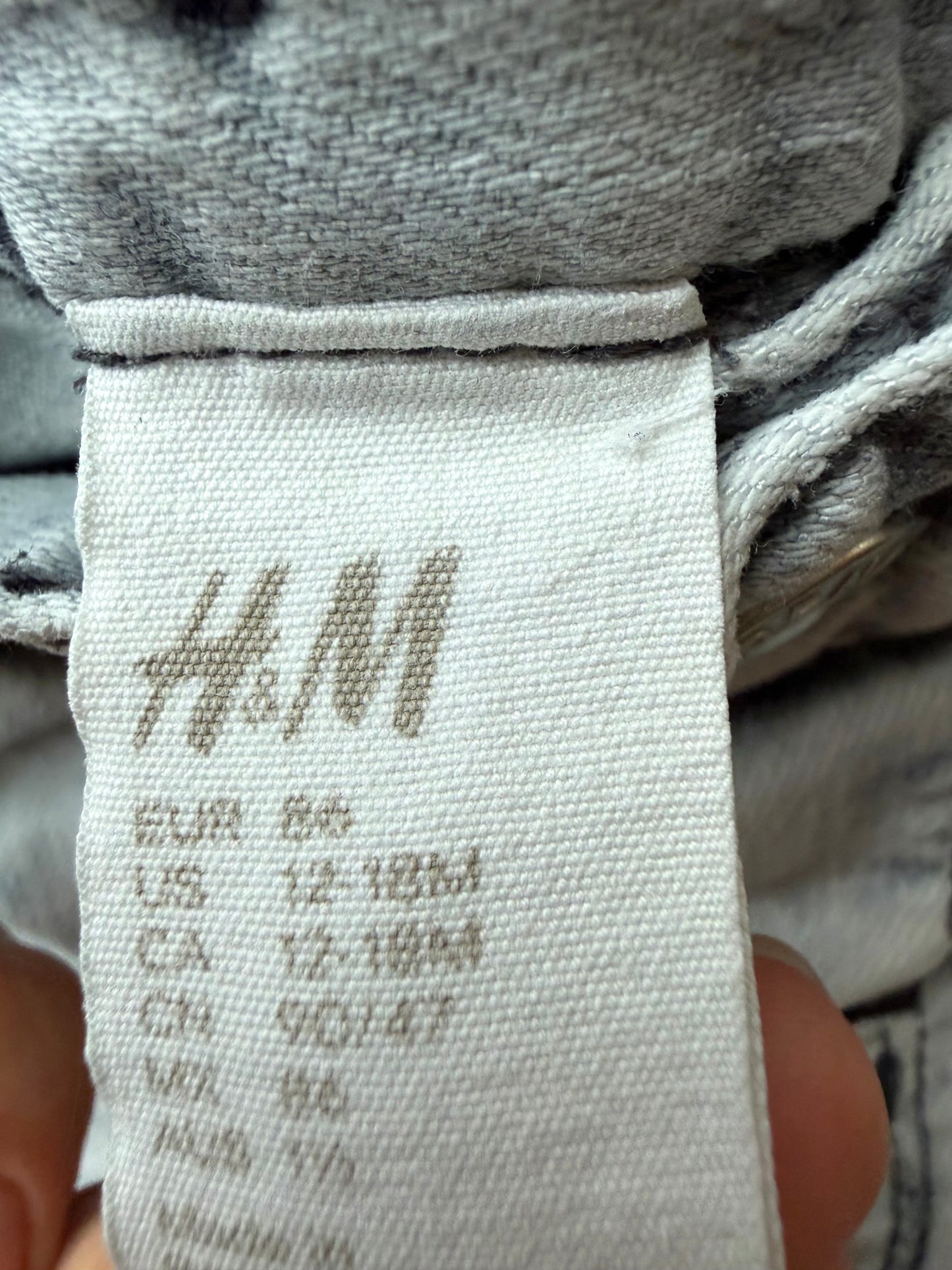 Grey Wash Jeans / 12-18m