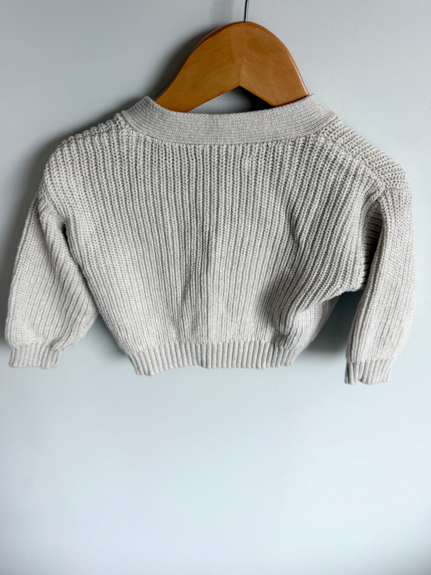 Oat Knit Cardigan / 18-24m