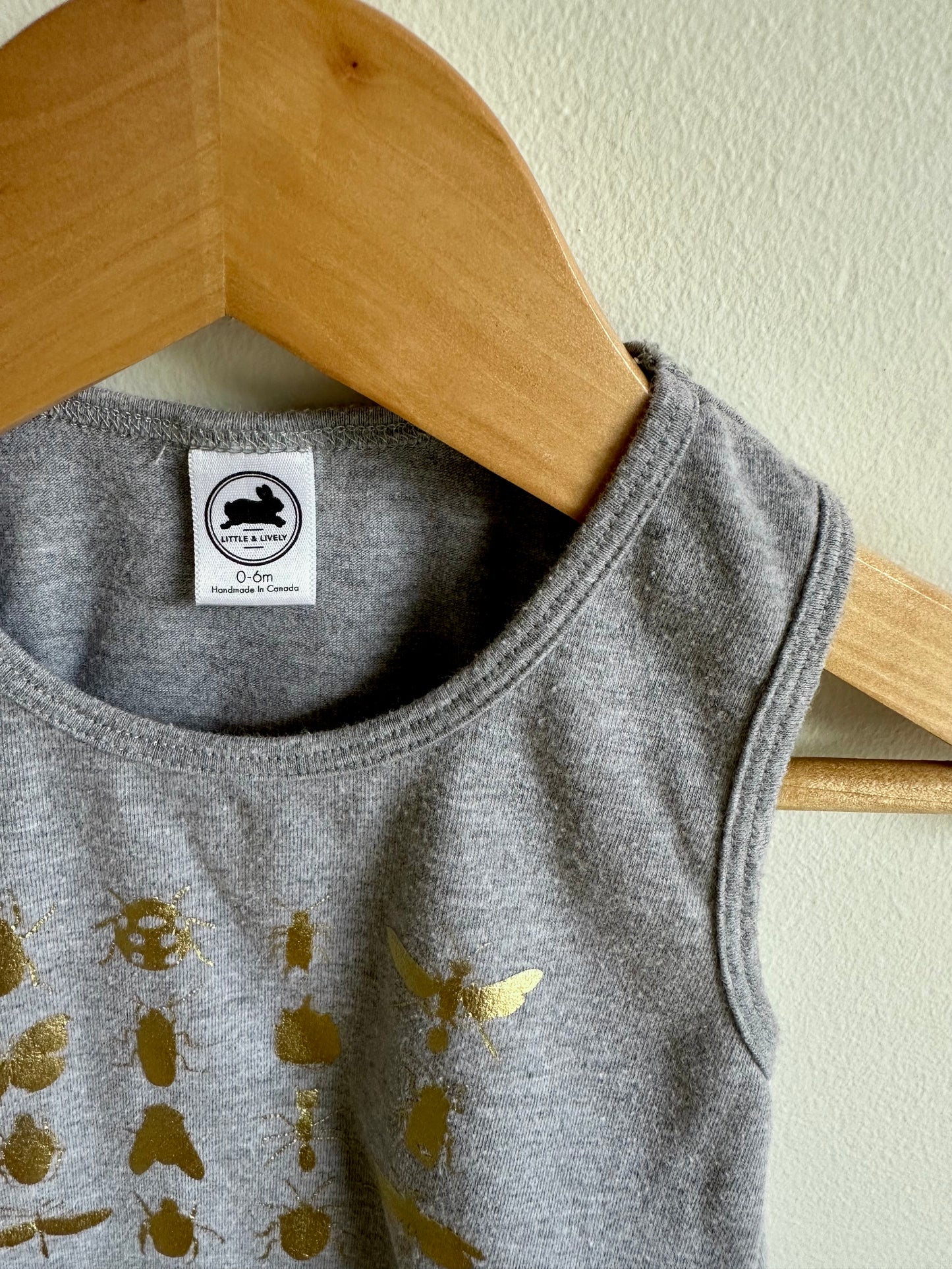 Little & Lively Gold Bug Tank / 0-6m