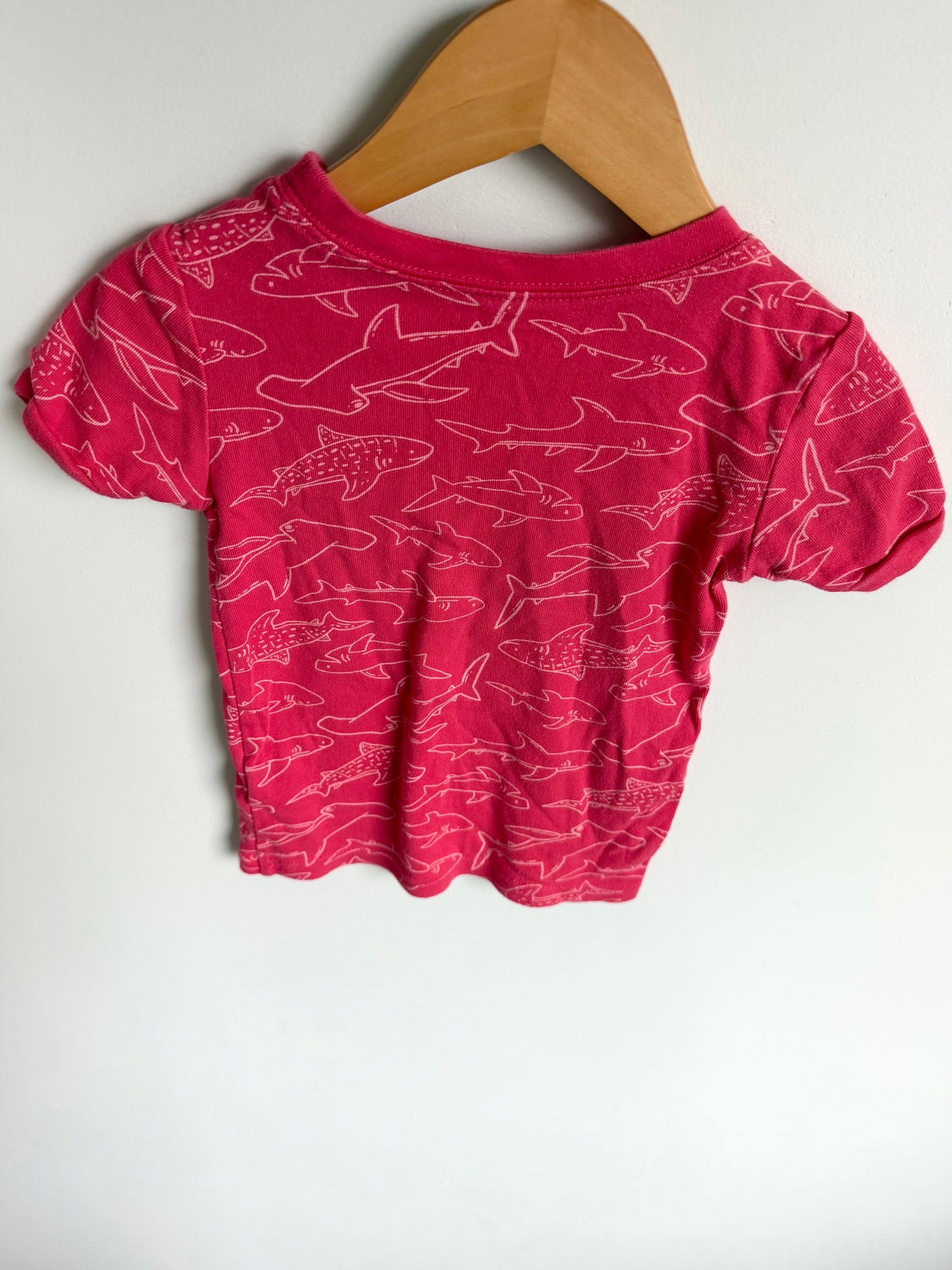 Pink Shark T-Shirt / 4T