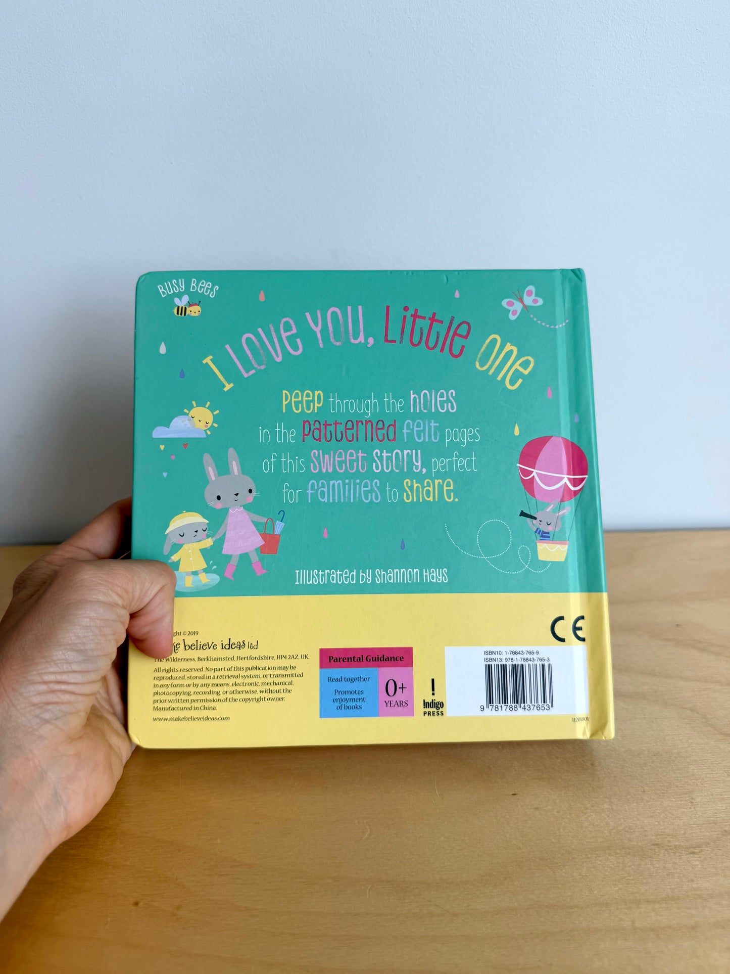 I Love You, Little One Felt Book / 0-3 years
