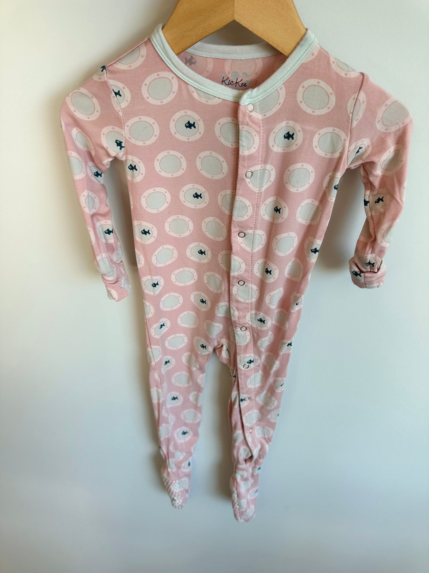 Kickee Pants Bamboo Fish Tank Sleeper / 9-12m