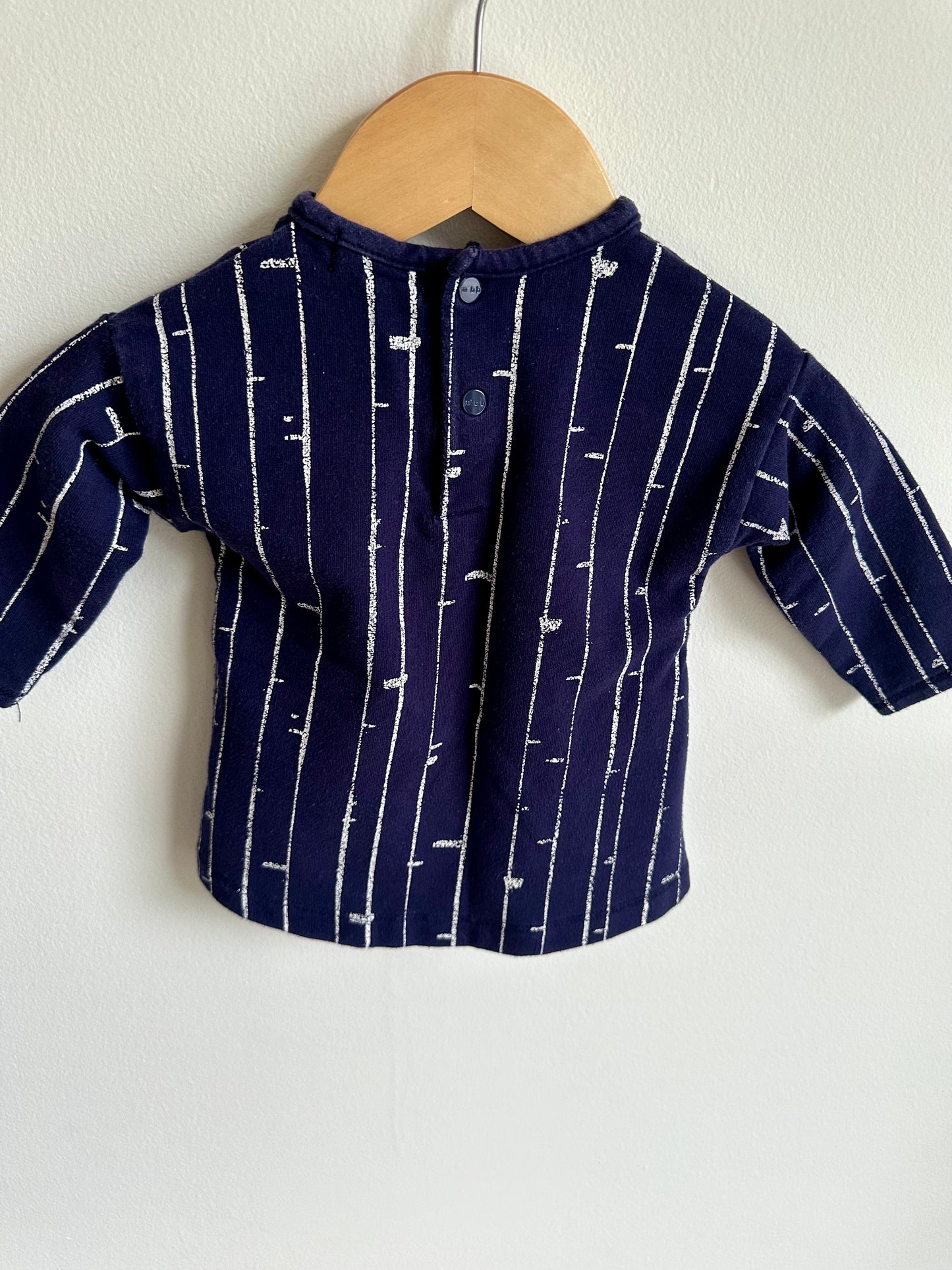 Miles Striped Long Sleeve Dress with Pockets / 3m