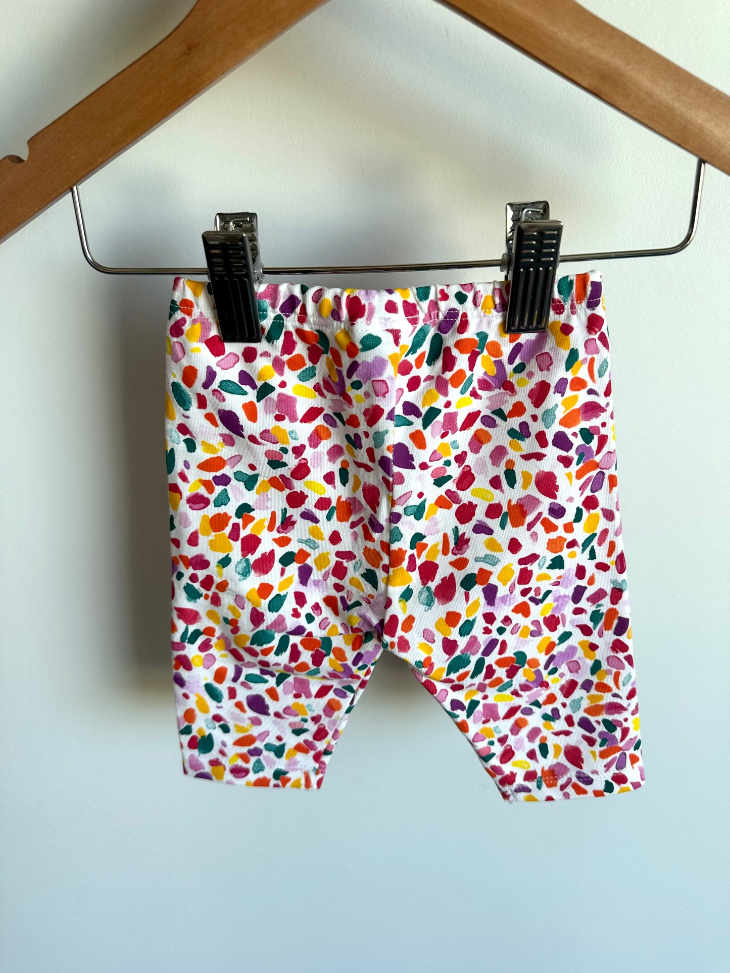 Colored Brush Stroke Pants / 6m
