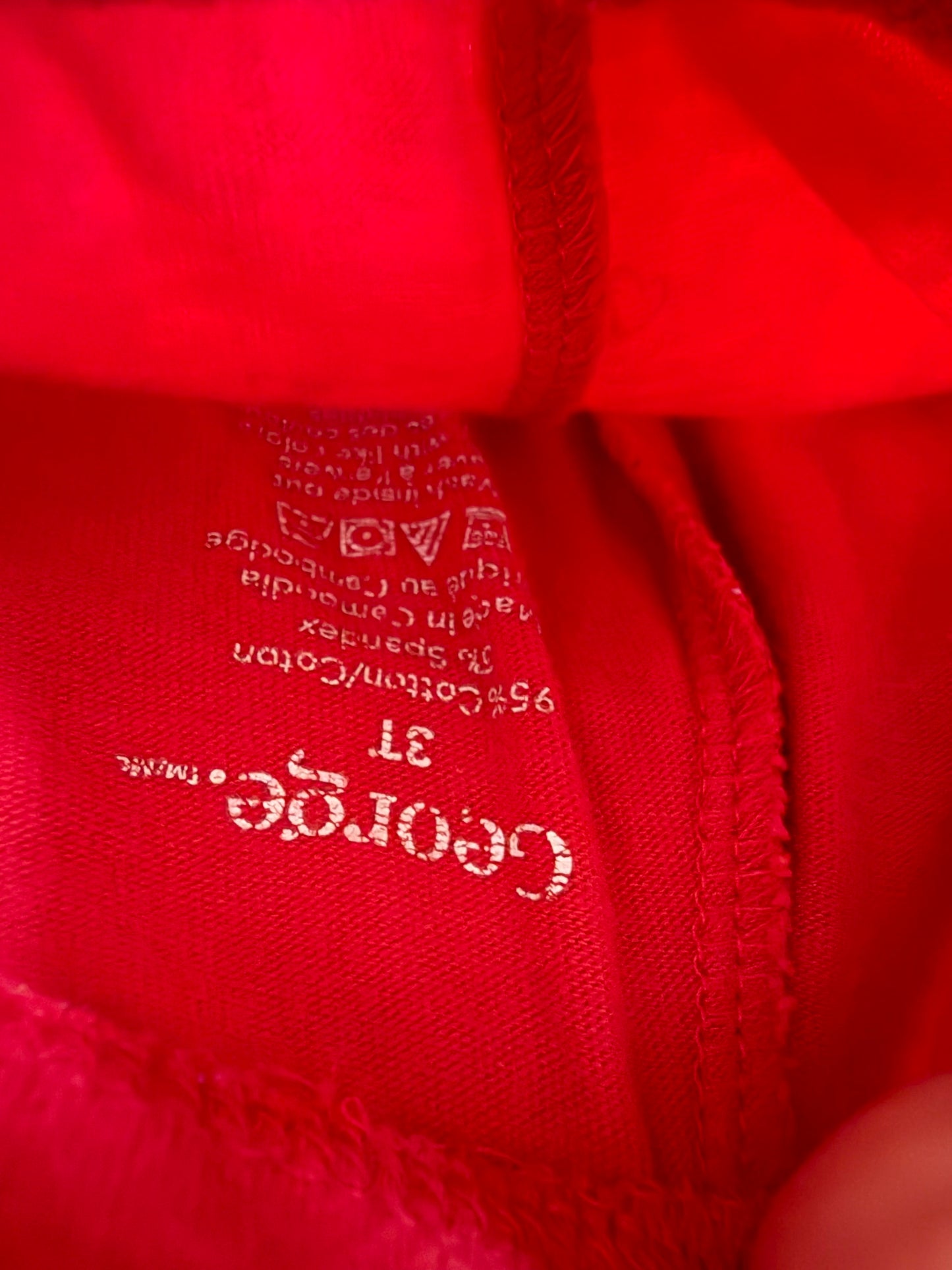 Heart Red Leggings / 2-3T