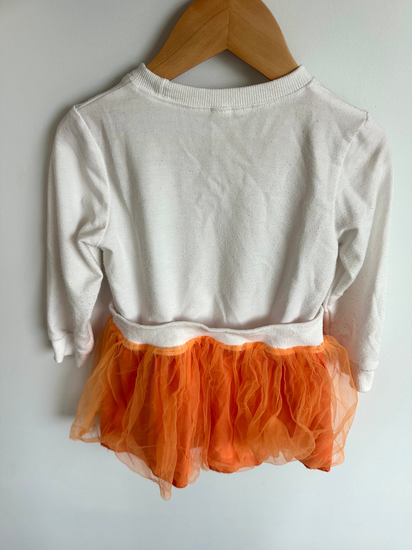 Pumpkin Sweater Tutu Tunic Dress (PLAY) / 4T