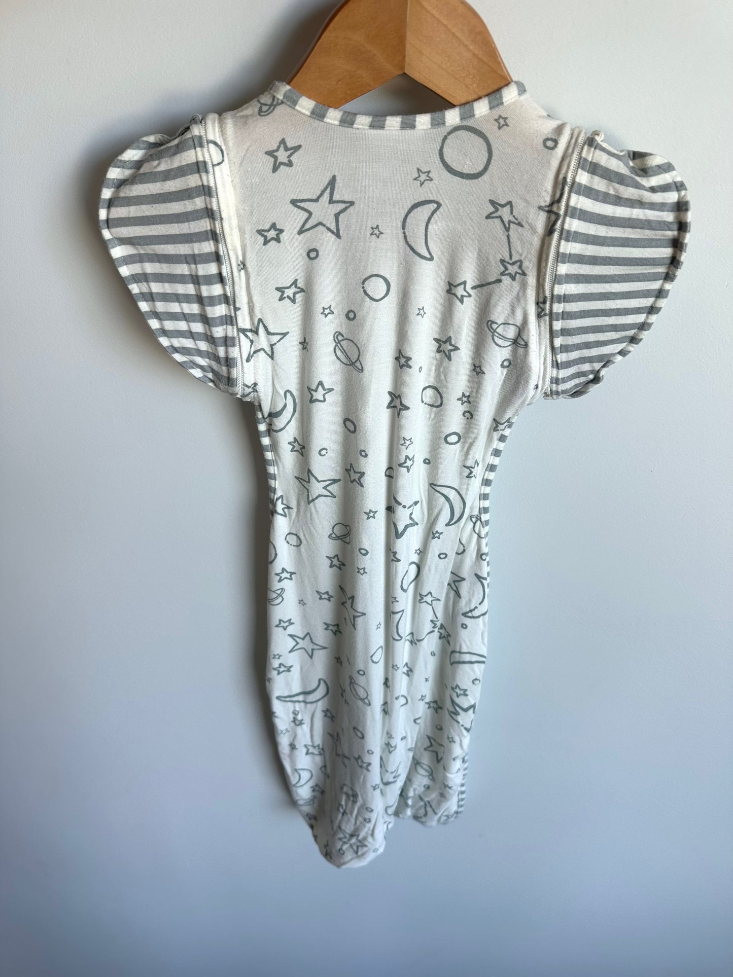 Space Bamboo Sleep Sack with Stripes / 3-9m