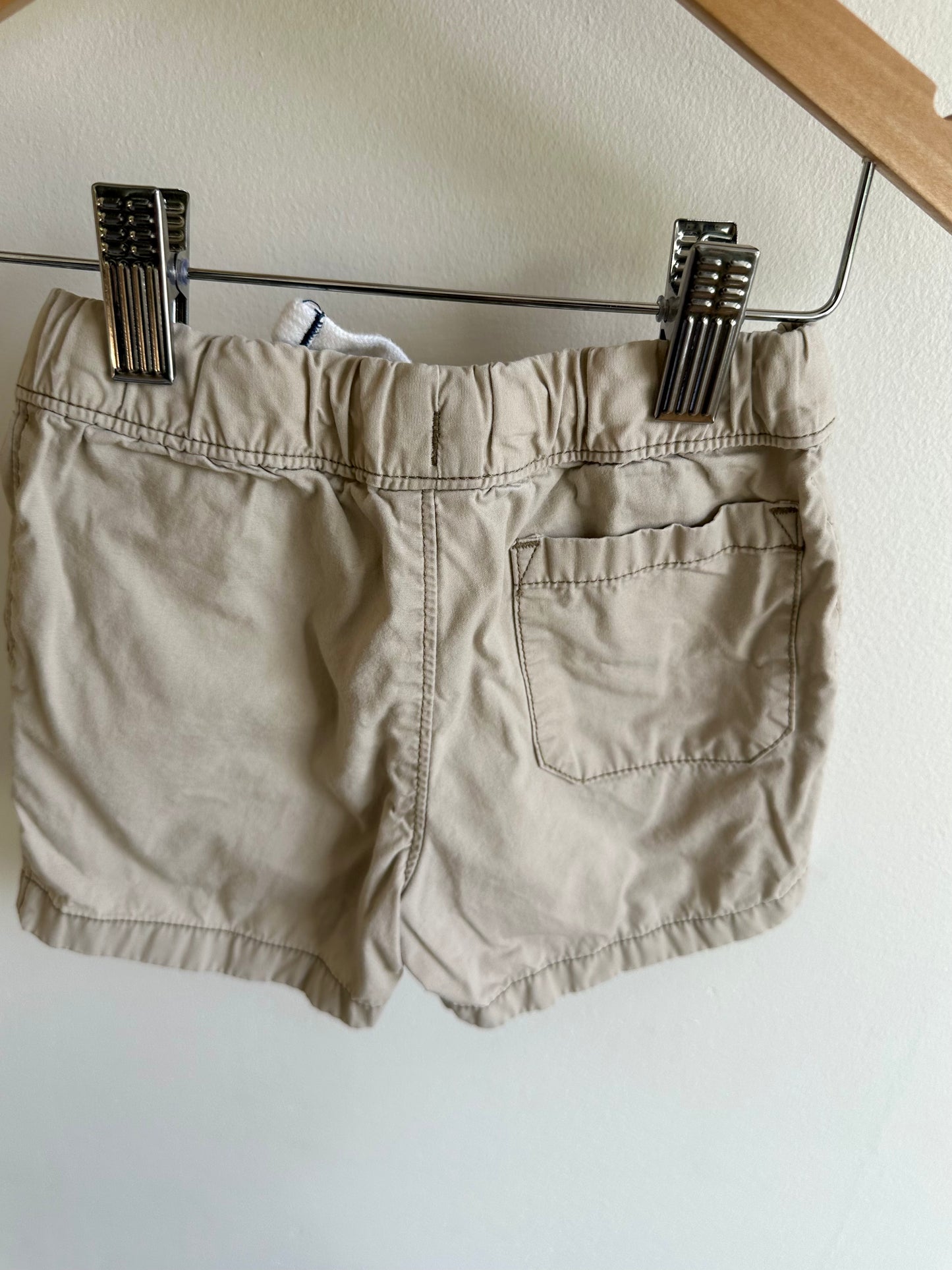 Tan Shorts with Drawstring / 12m