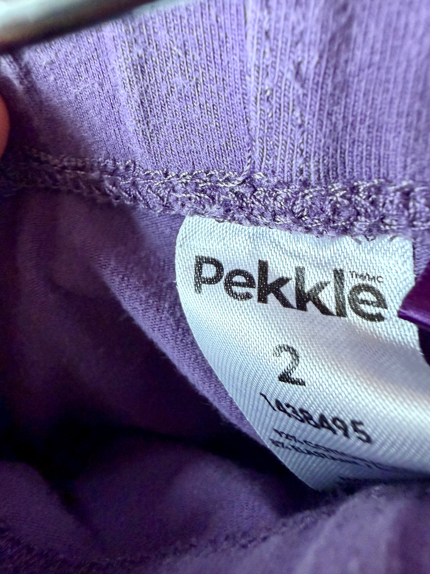 Purple Butterfly Leggings / 2T