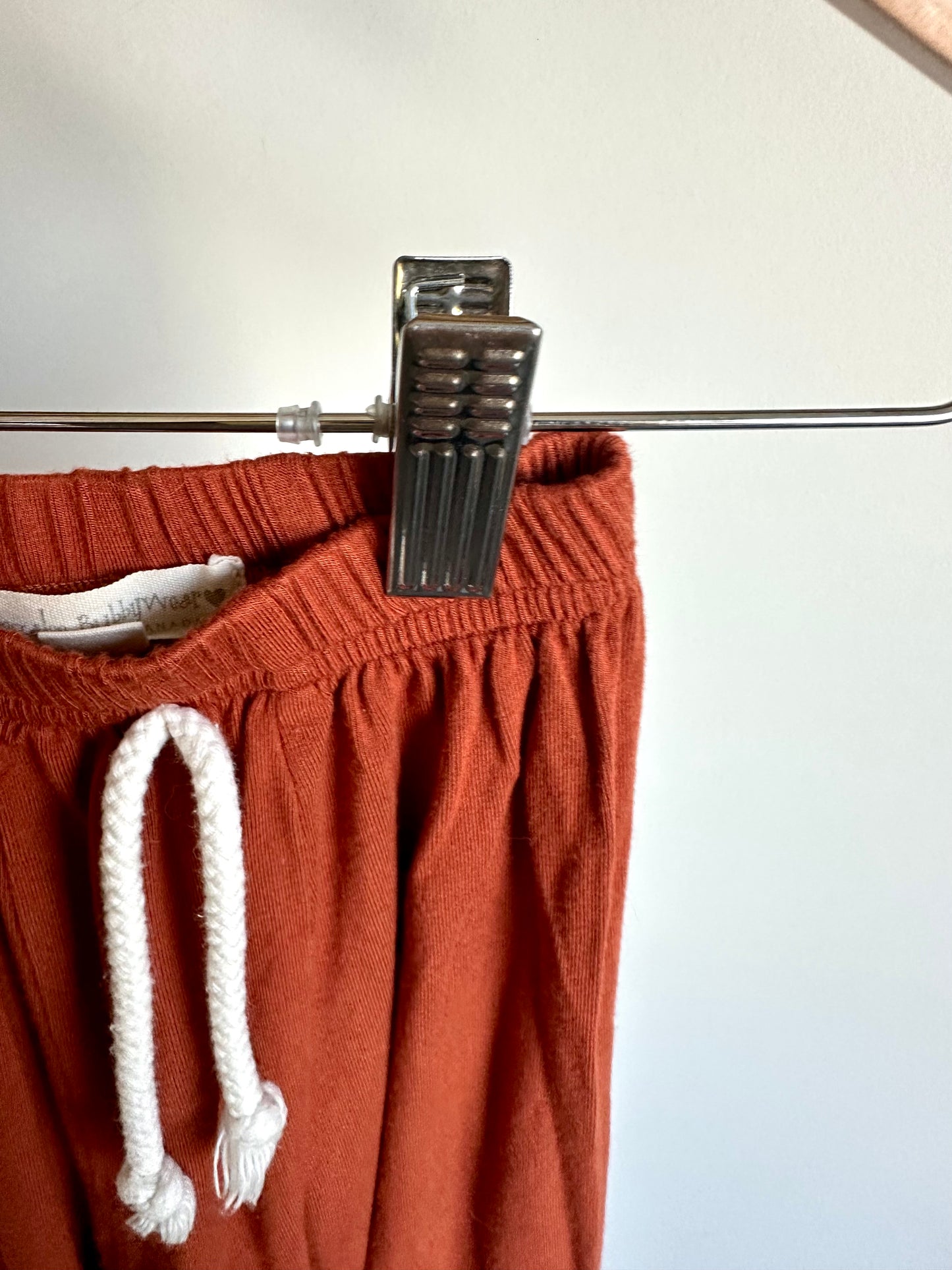 Terracotta Drop Crotch Pants / 12-18m
