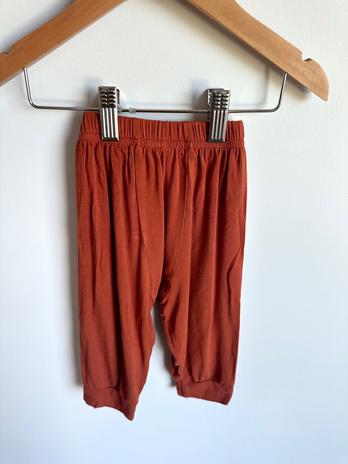Terracotta Drop Crotch Pants / 12-18m