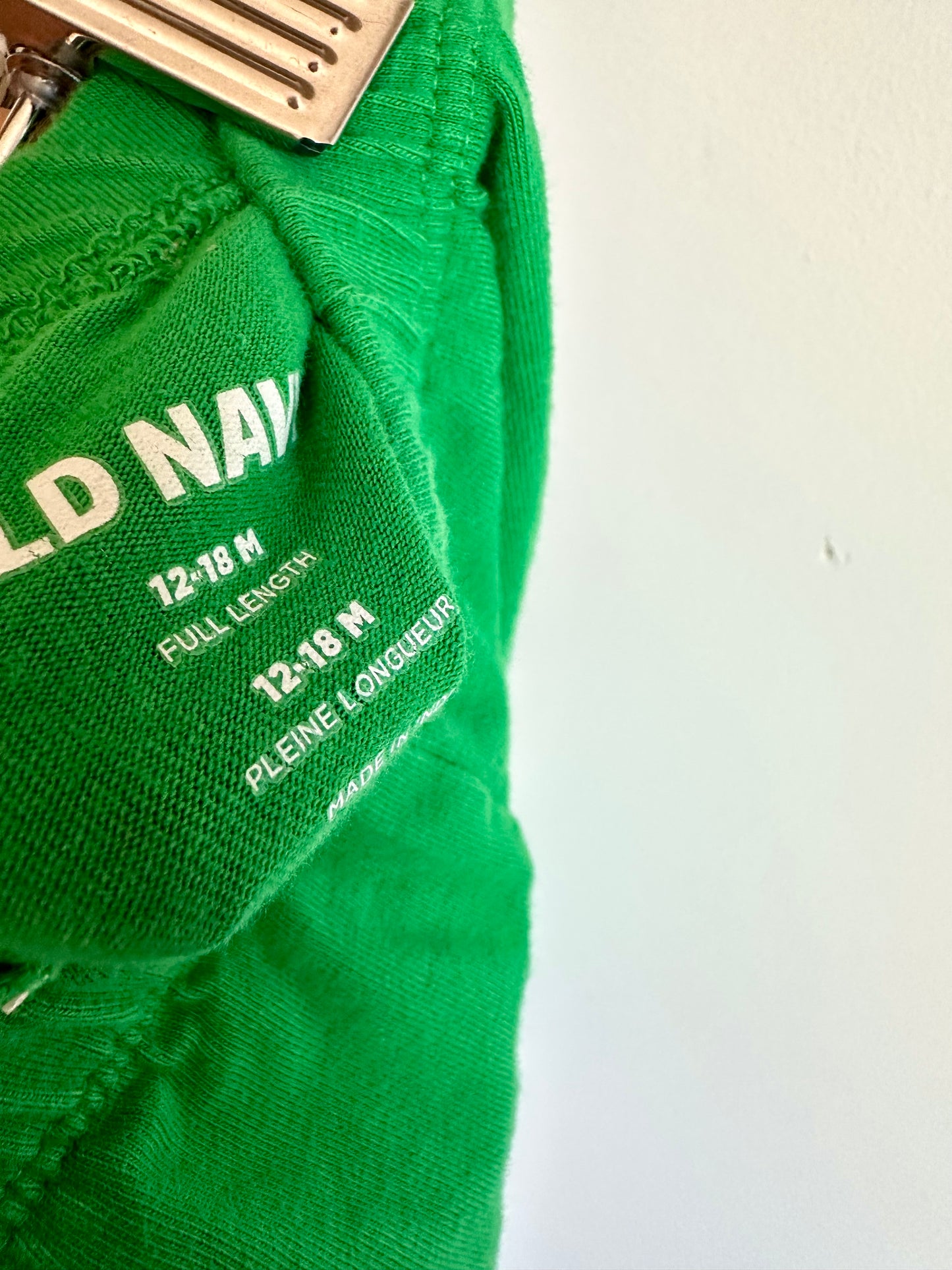 Green Leggings / 12-18m