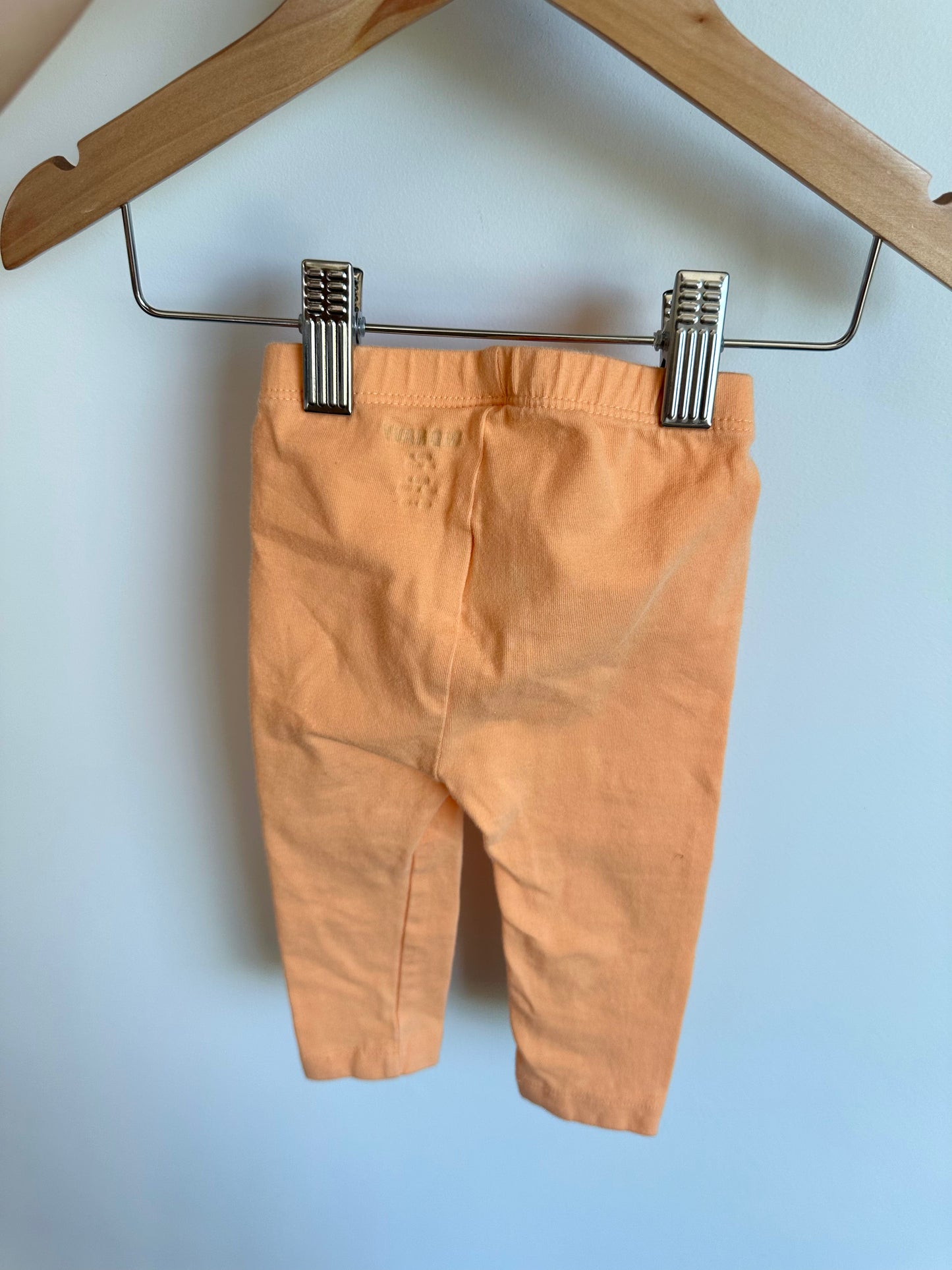 Peach Leggings / 12-18m
