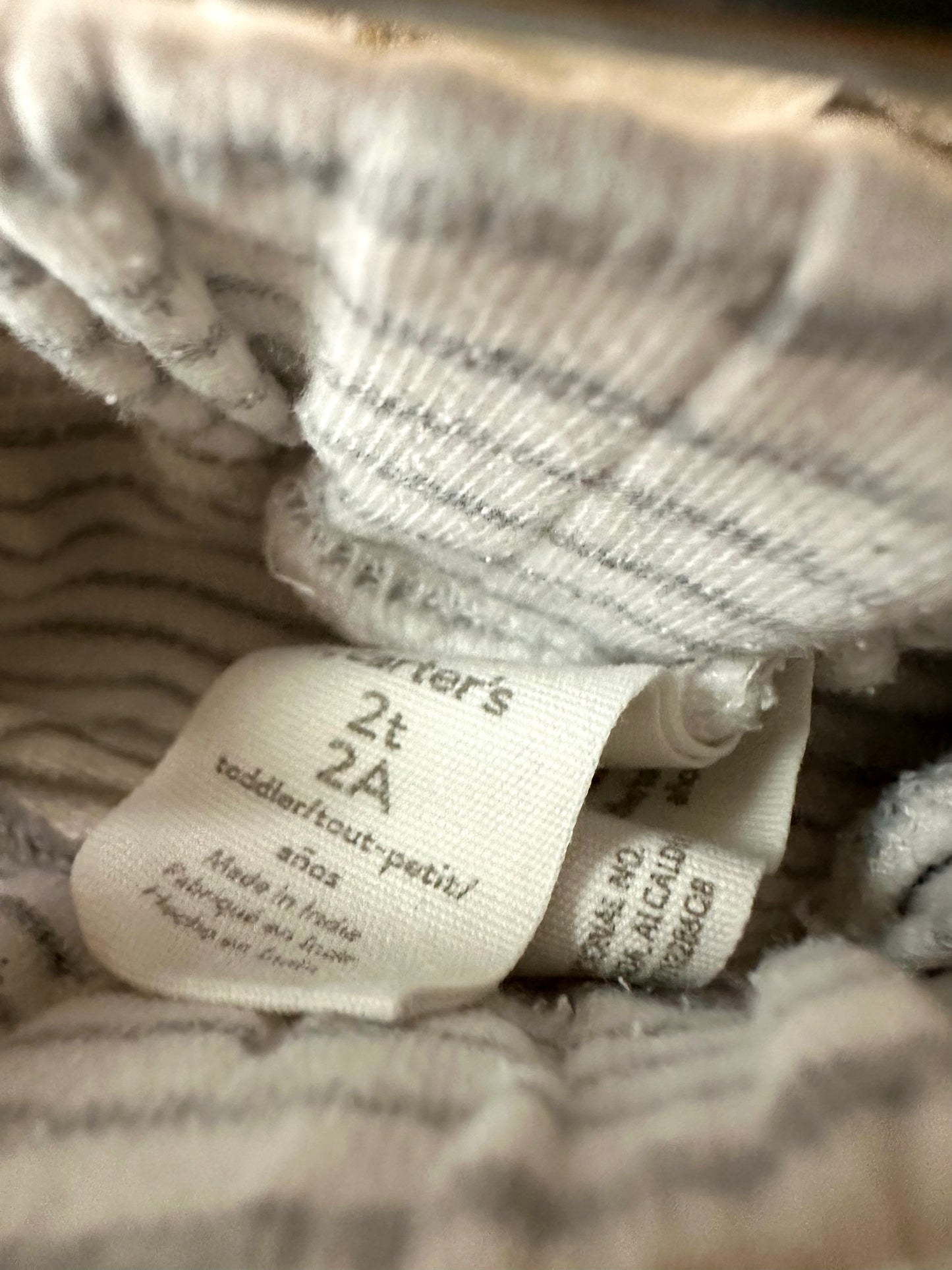 Striped Tapered Sweatpants / 2T