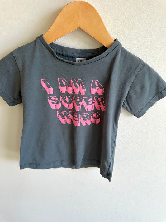 Zara Super Hero T-shirt / 12-18m