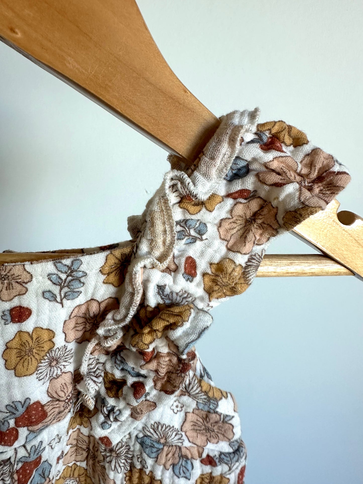Retro Floral Jumpsuit / 3-6m