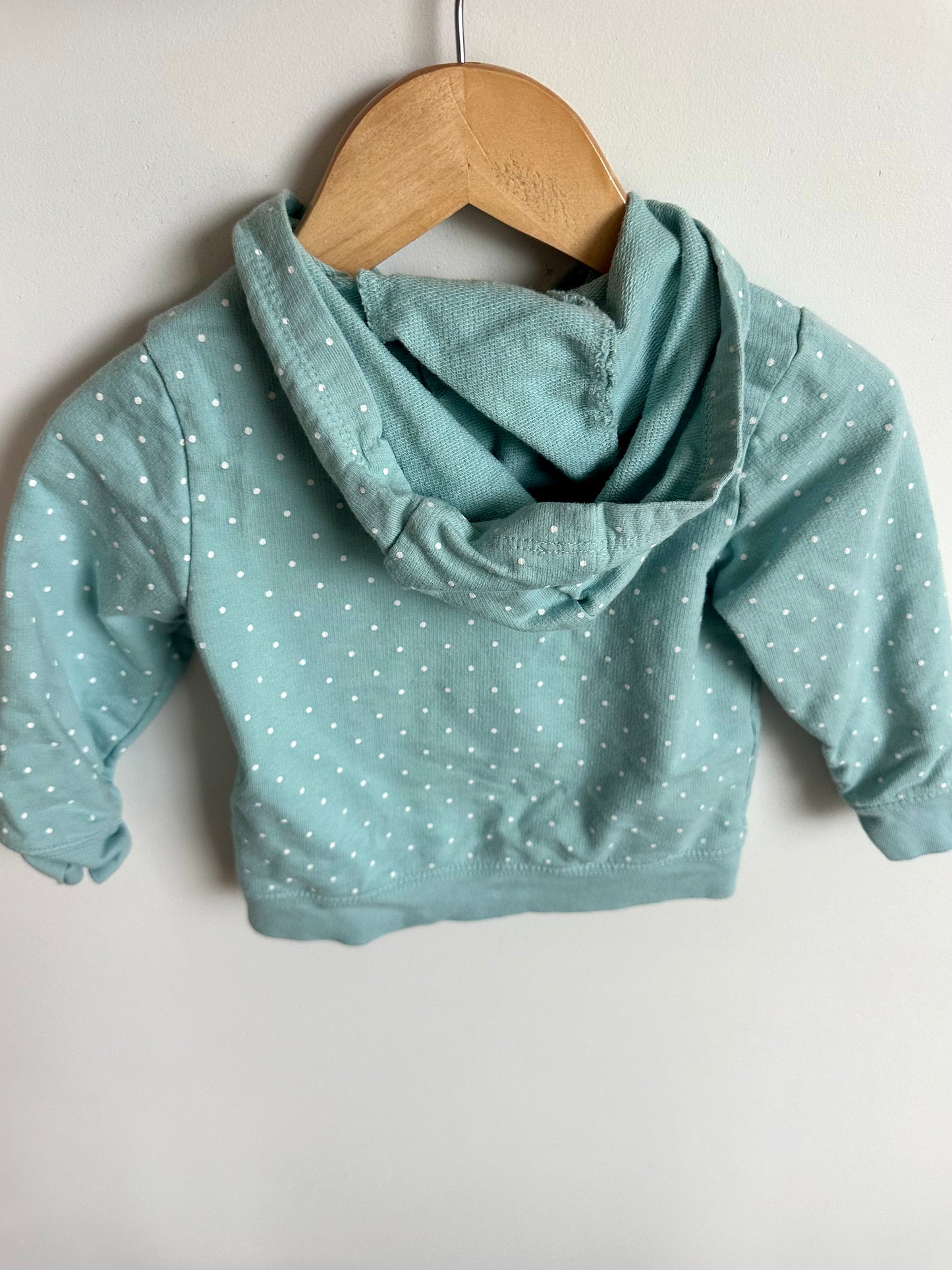 Bunny Dotted Hoodie/ 18m