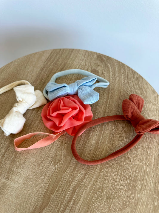 Set of 4 Headbands / 0-3m