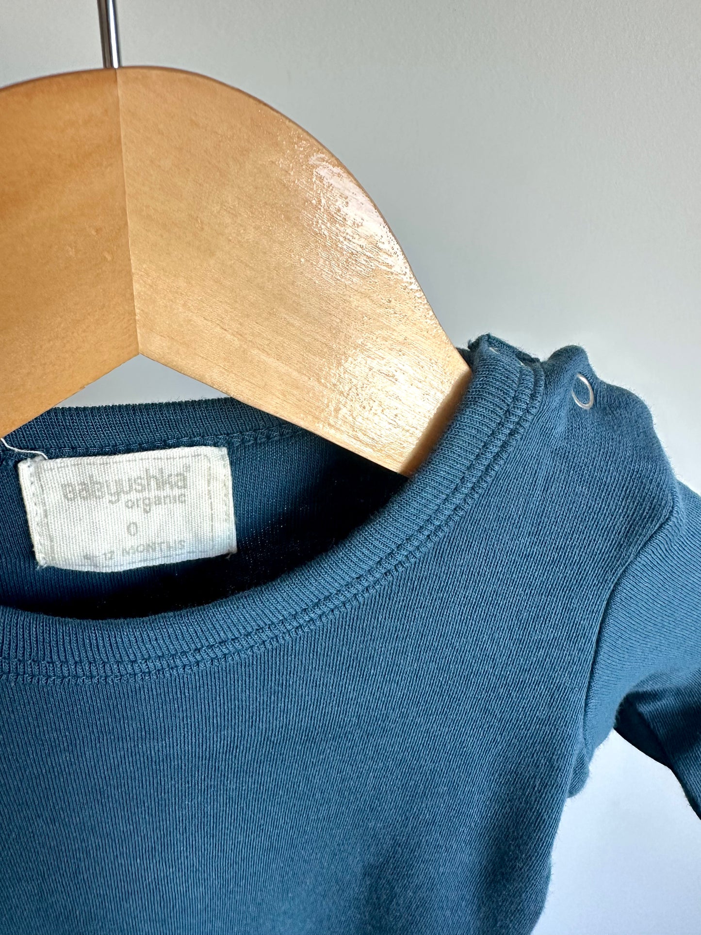 Cobalt Blue Organic Jumpsuit / 6-12m