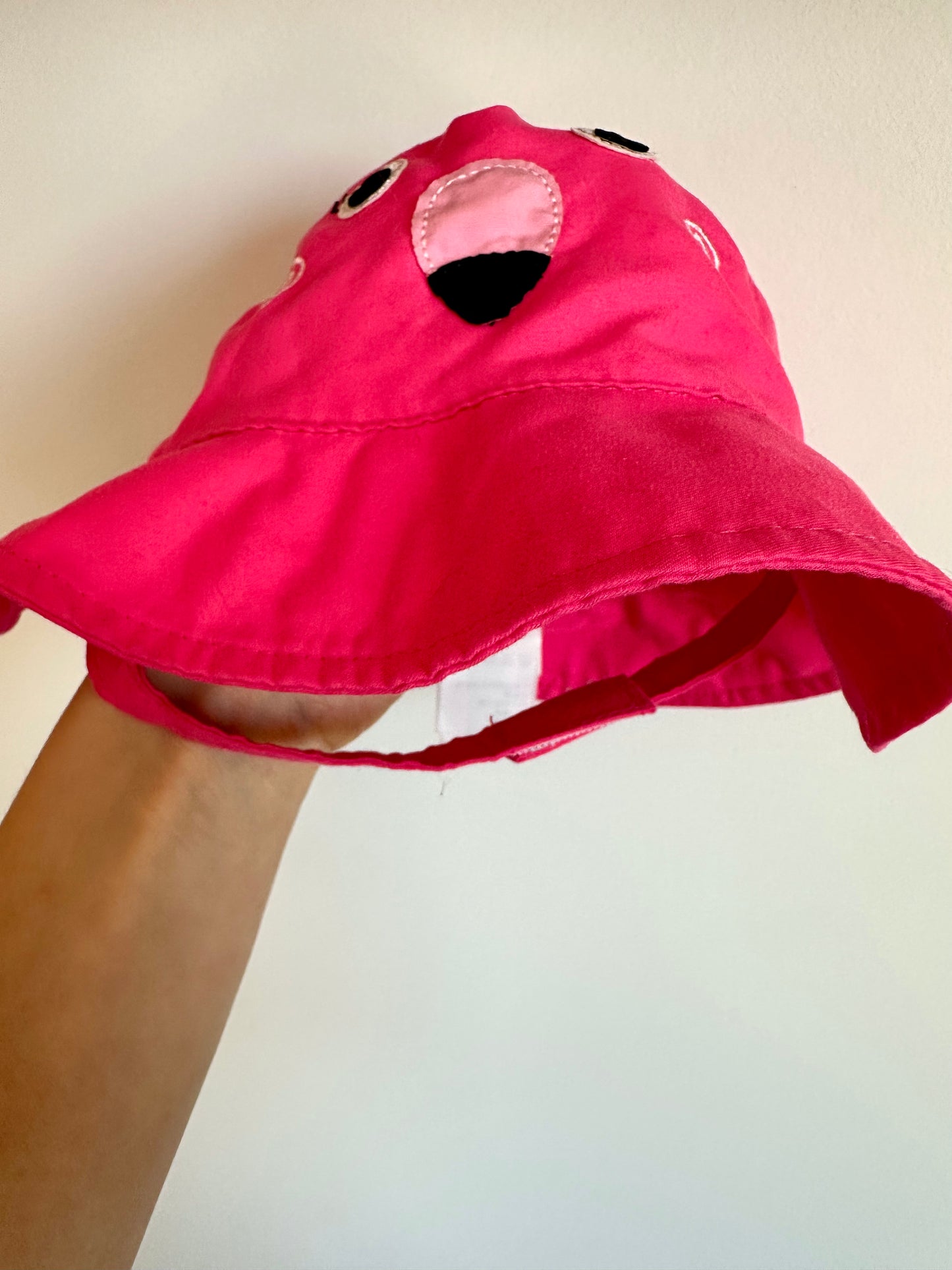Pink Sun Hat / 3-6m