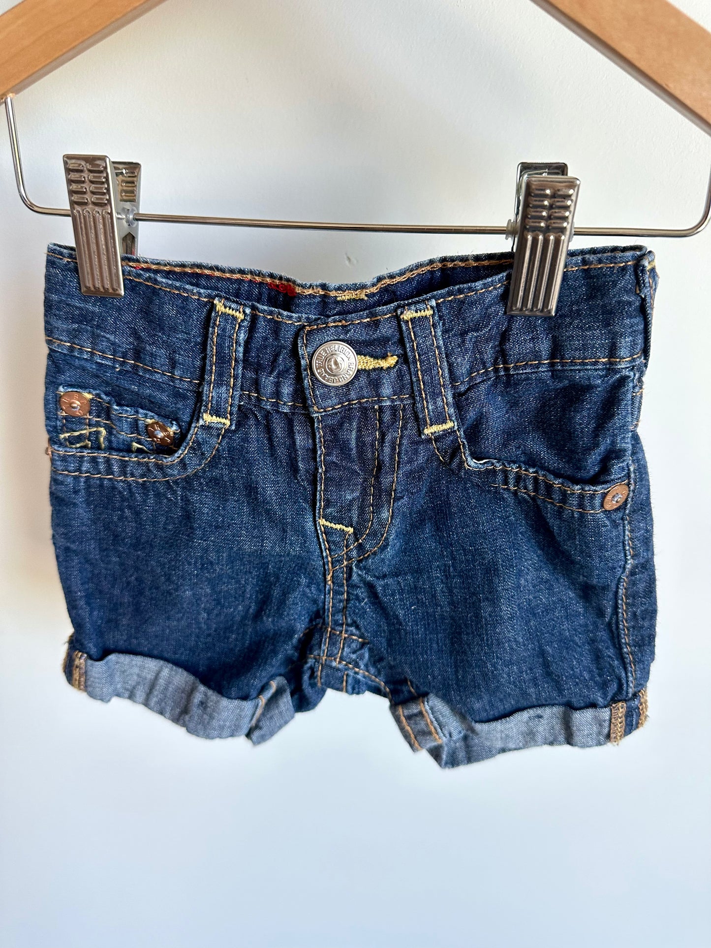True Religion Jean Shorts / 12-18m