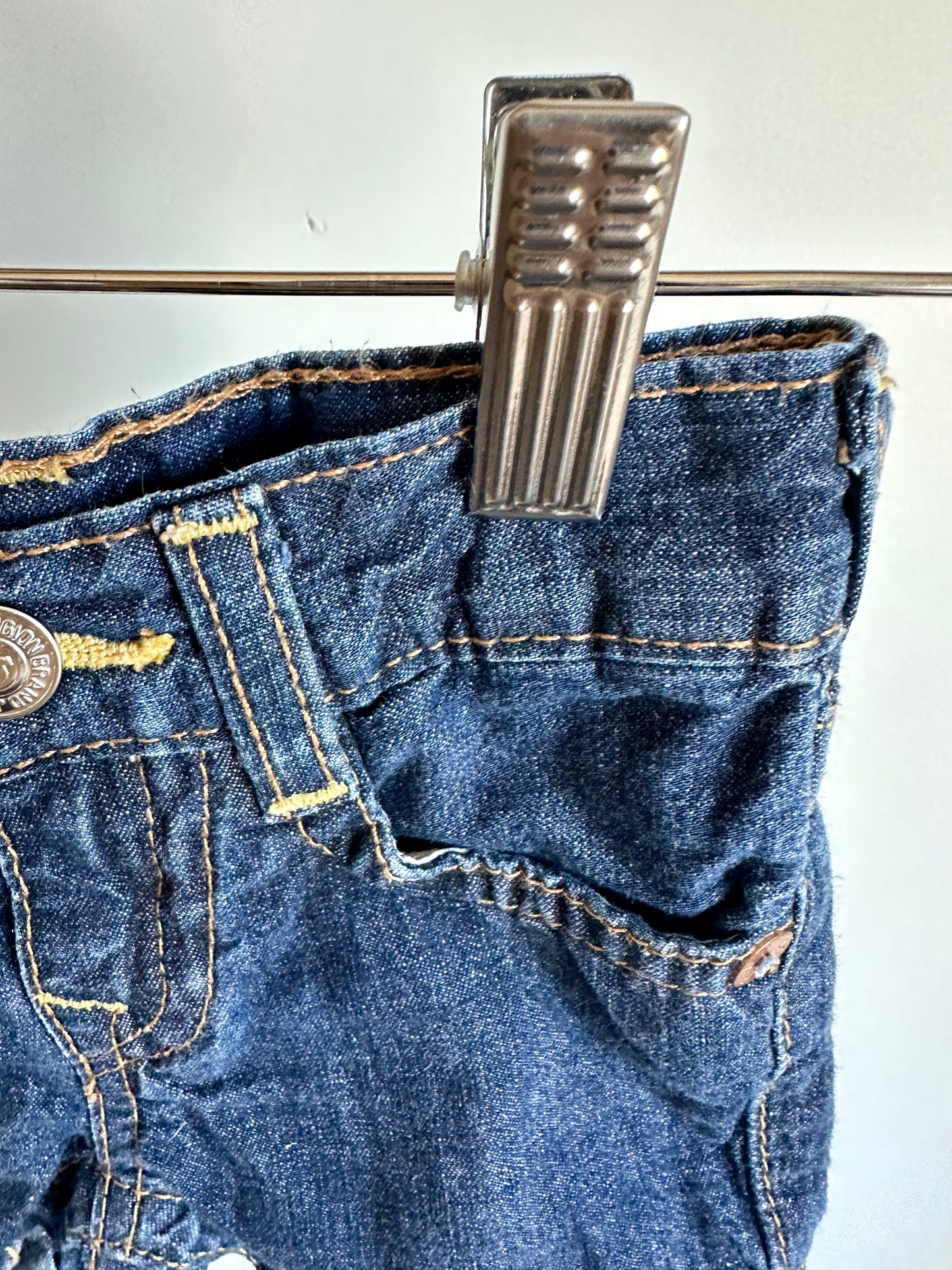 True Religion Jean Shorts / 12-18m