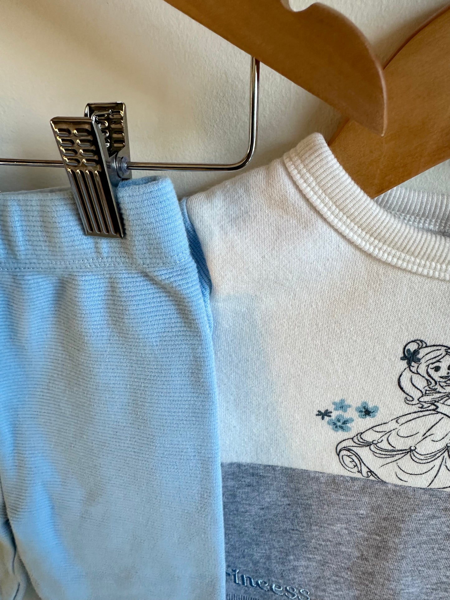 Princess Crewneck + Pants Set / 12m