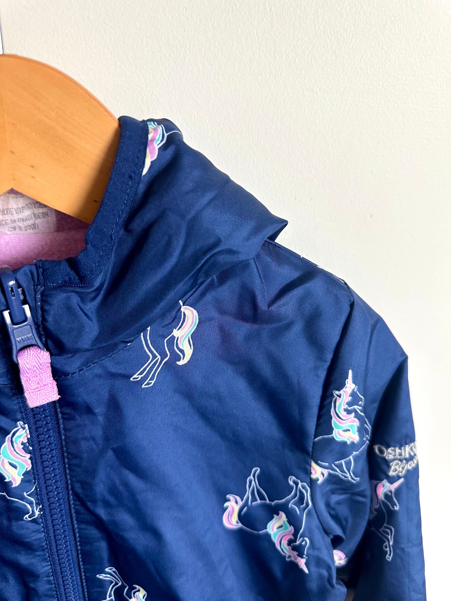 Blue Unicorn Coat (With Tags) / 3T