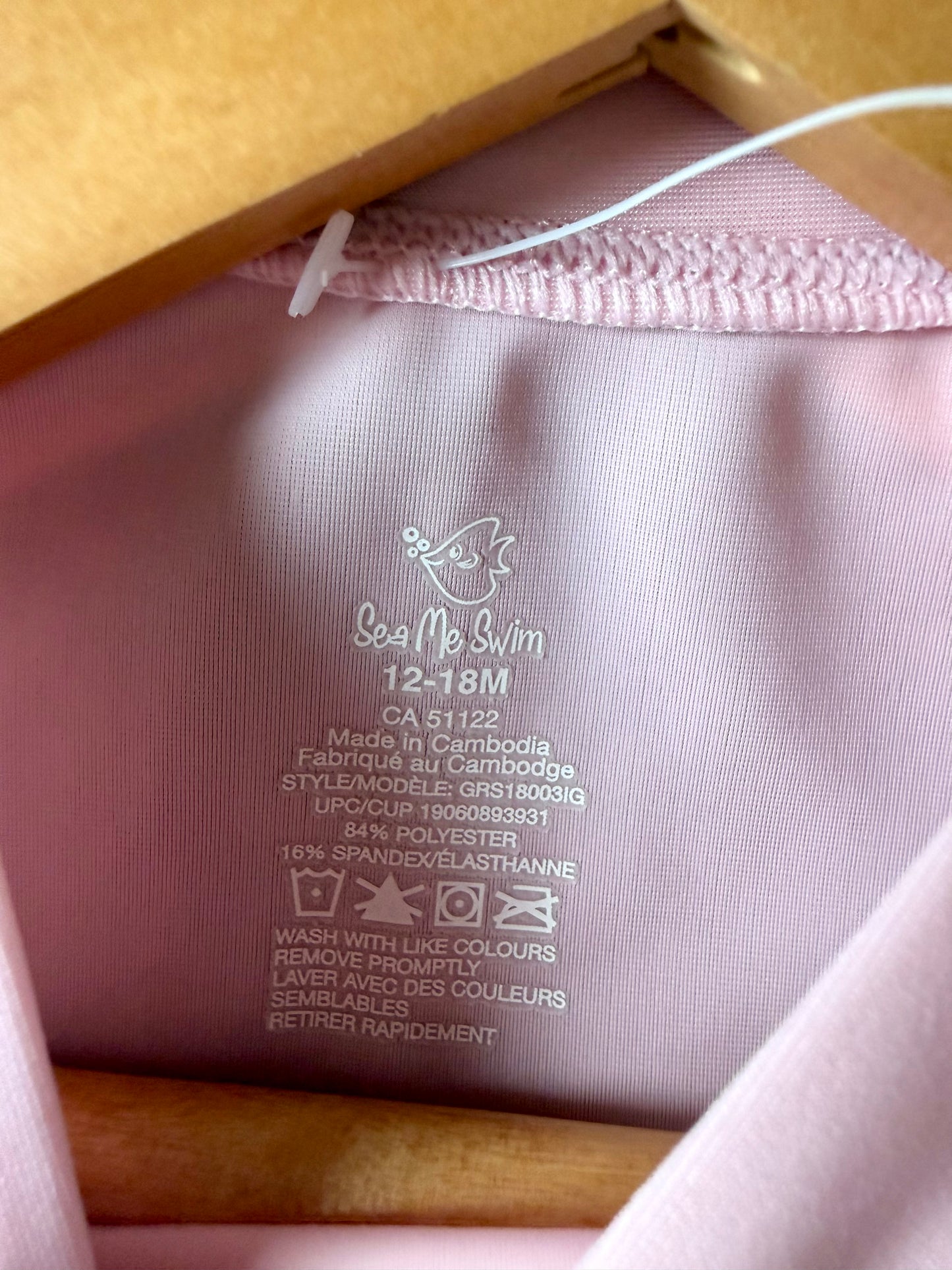 Hello Cutie Swim T-Shirt / 12-18m