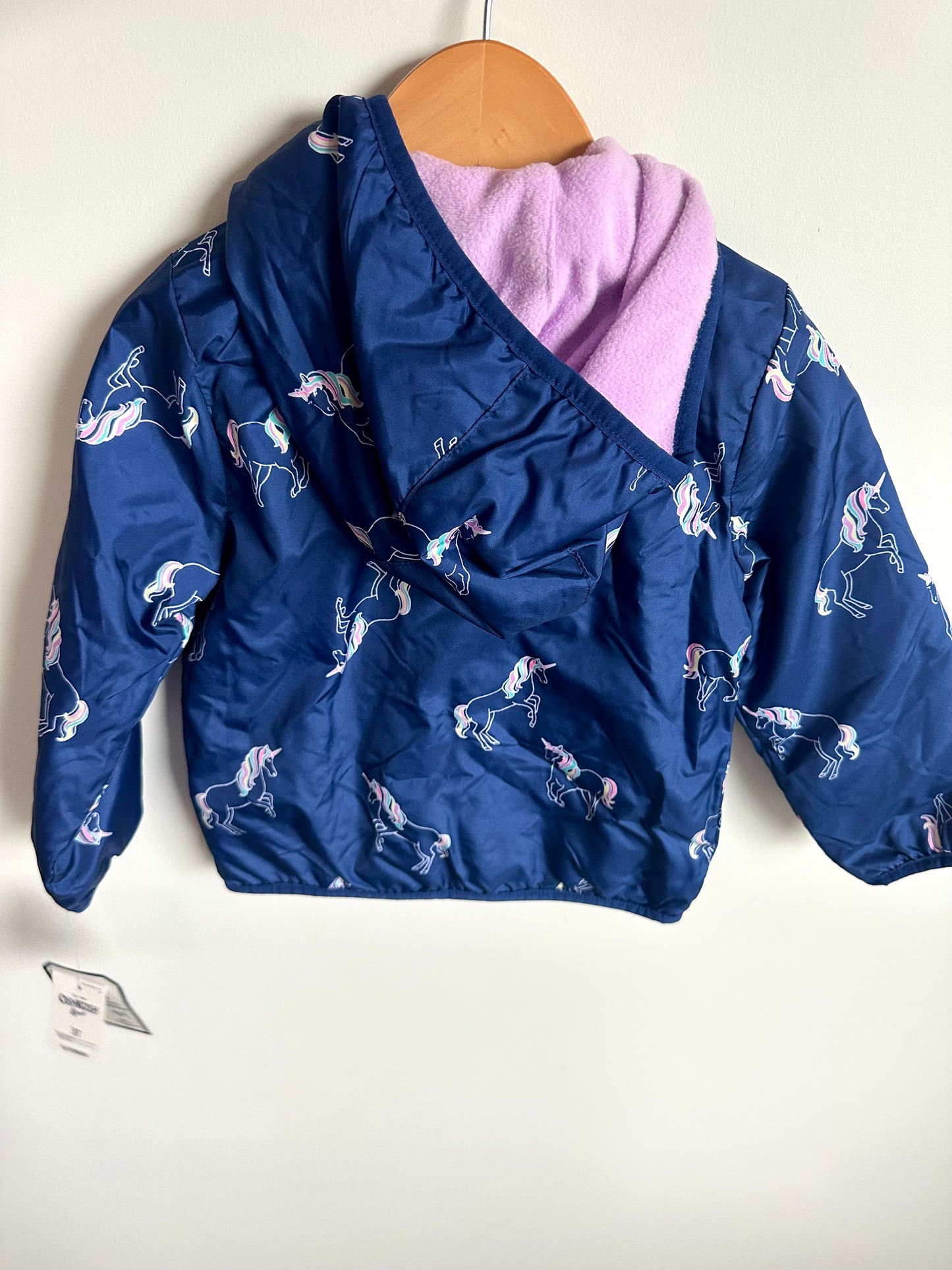 Blue Unicorn Coat (With Tags) / 3T