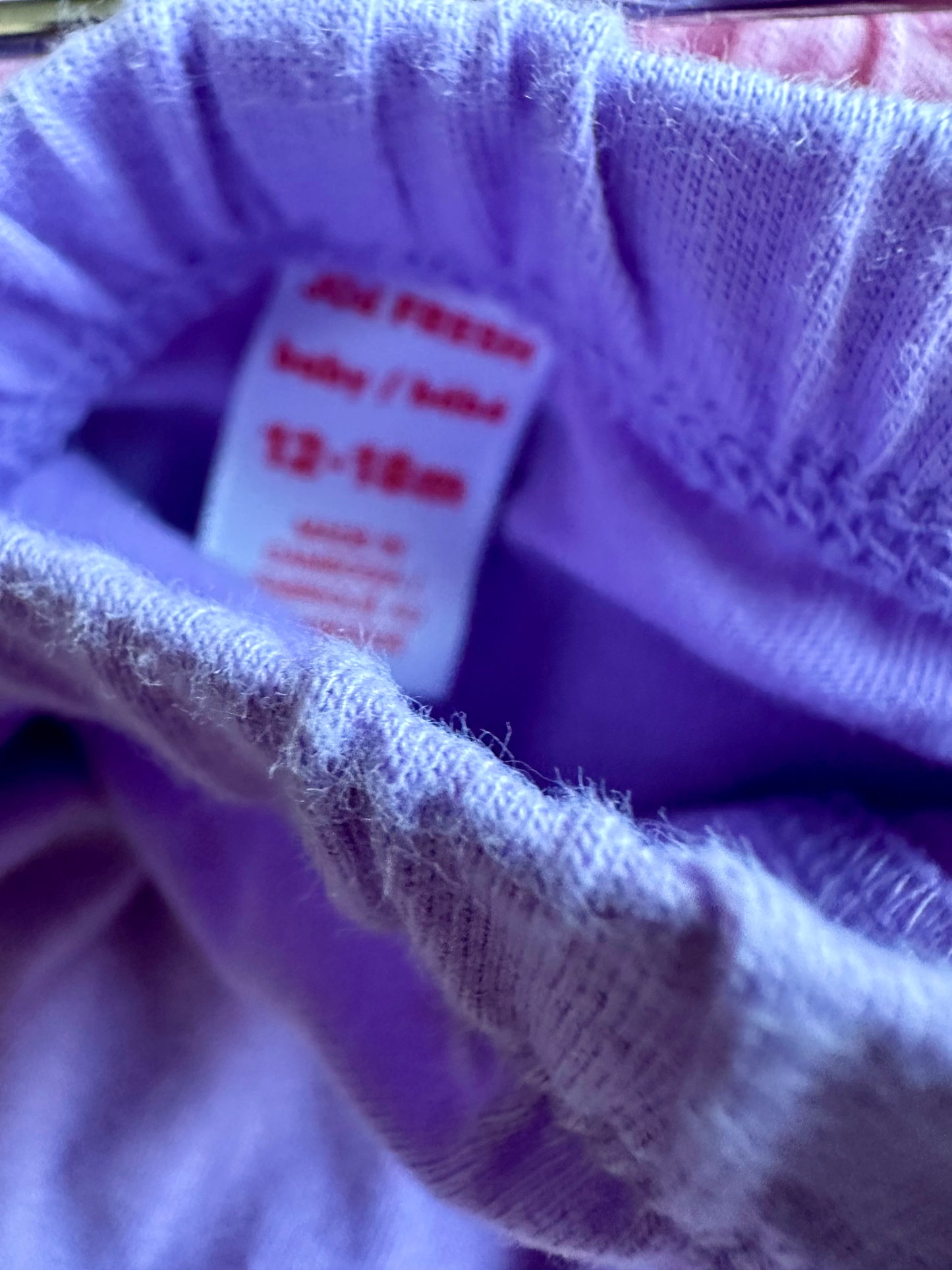 Purple Bubble Shorts / 12-18m