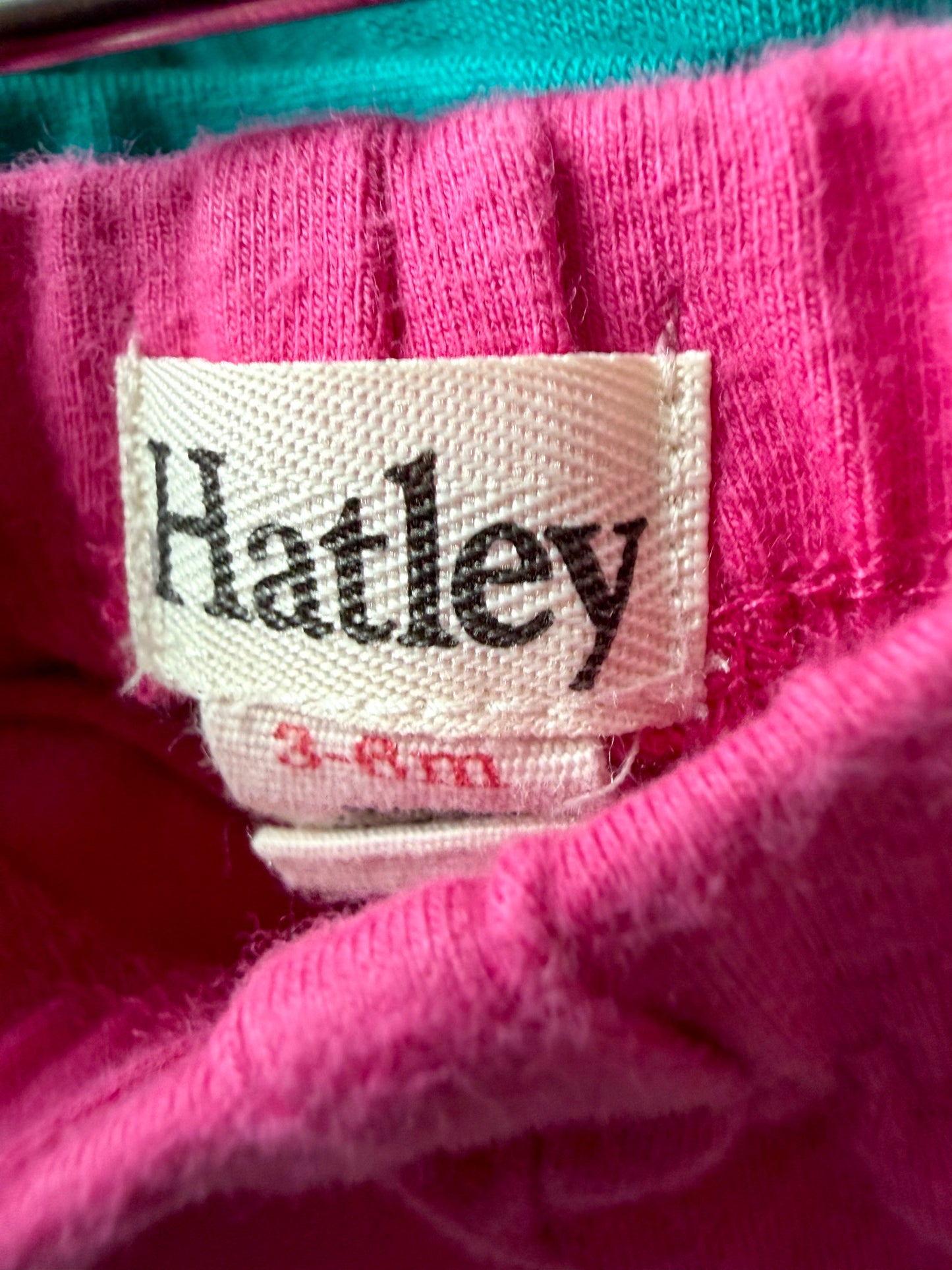 Hatley Pink Heart Pants / 3-6m