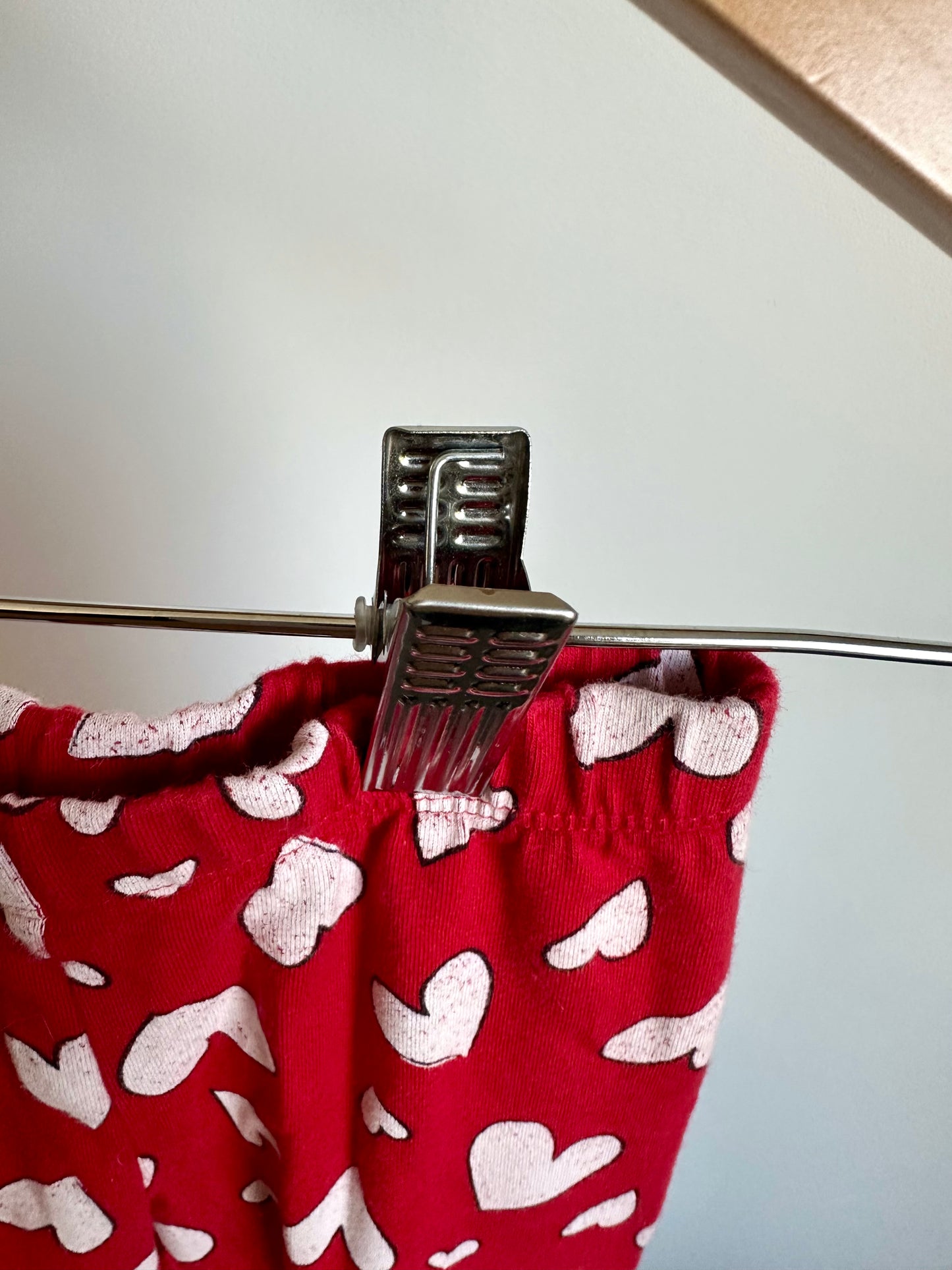Red Heart Leggings / 18-24m