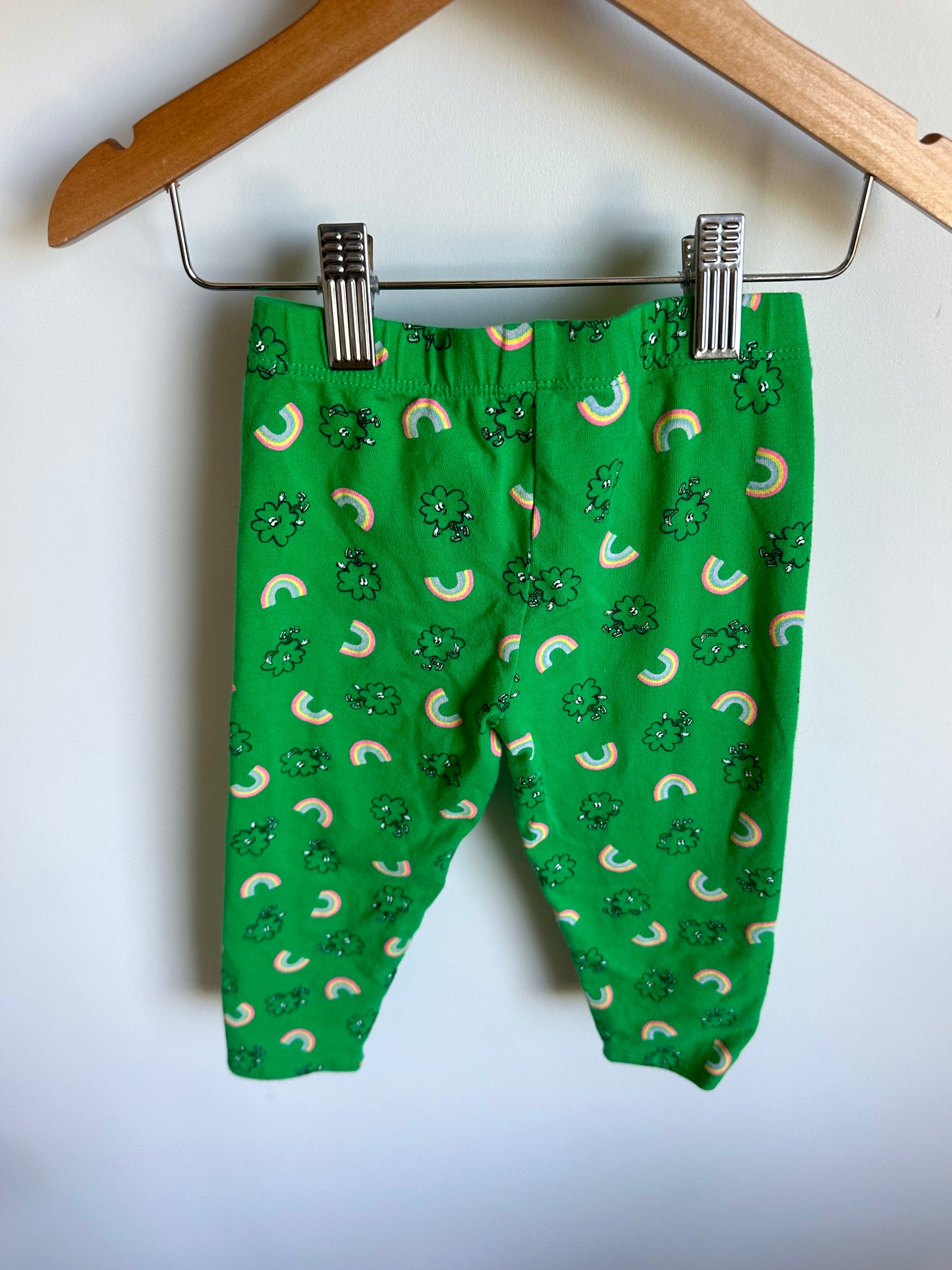 Green Clover Leggings / 18-24m