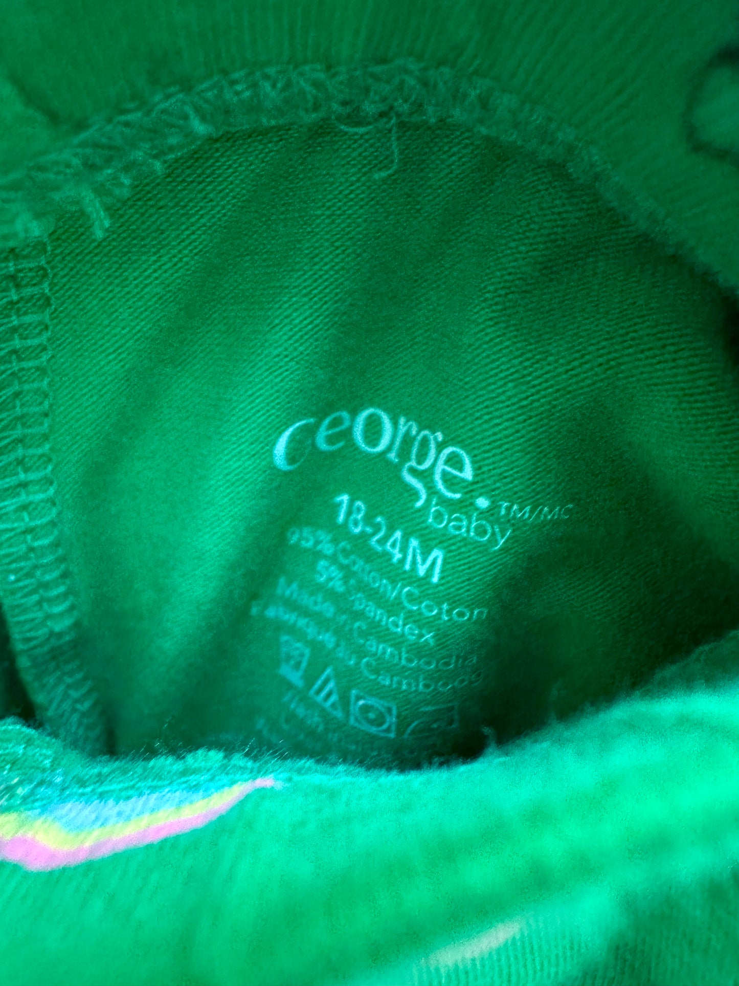 Green Clover Leggings / 18-24m