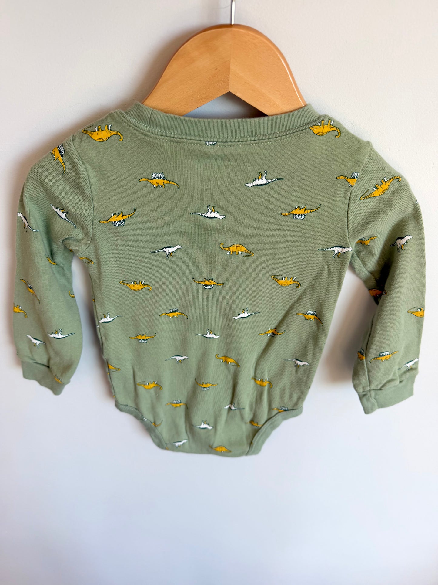 Green Dino Bodysuit / 24m