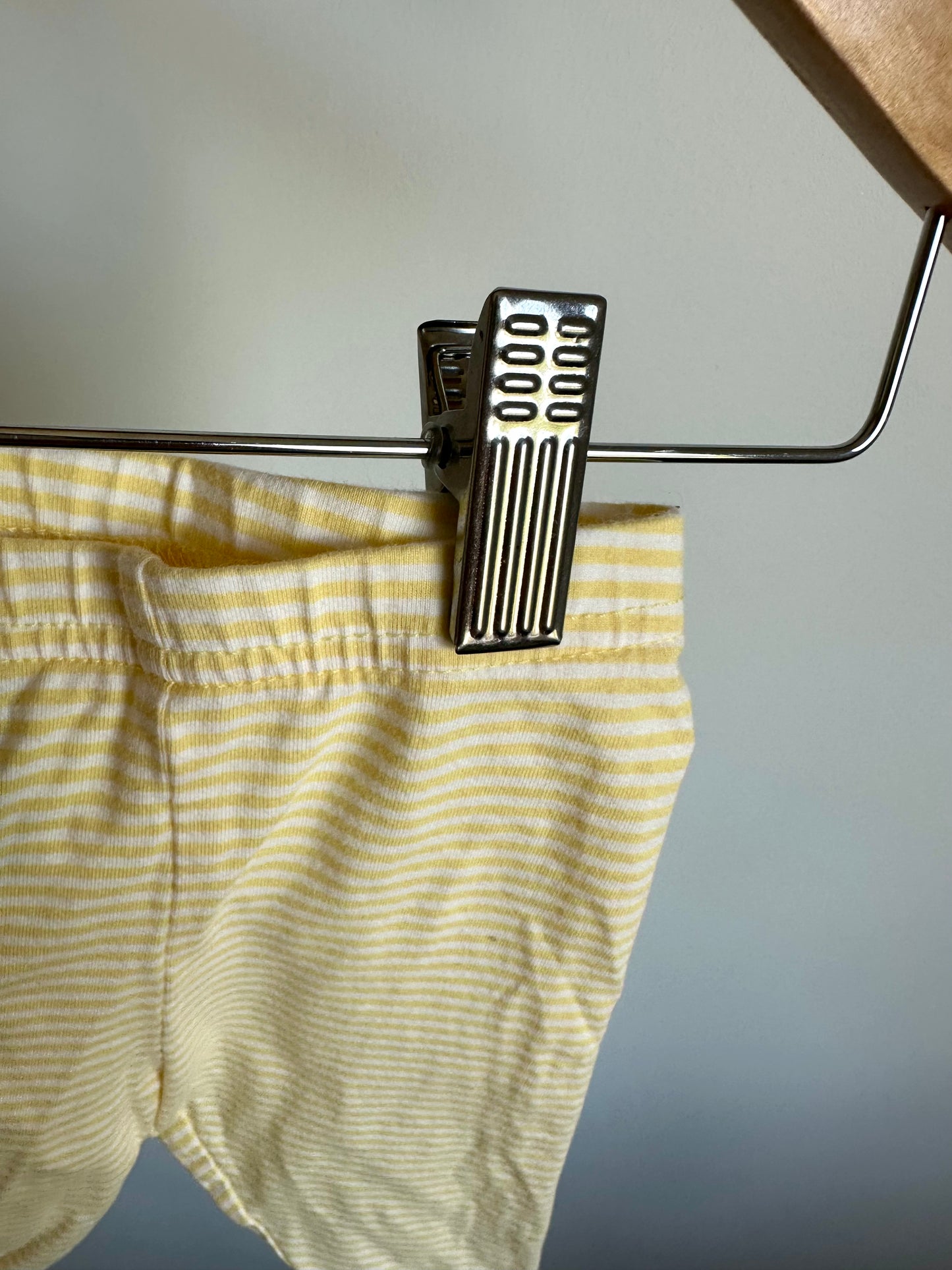 Yellow Striped Capris / 12m