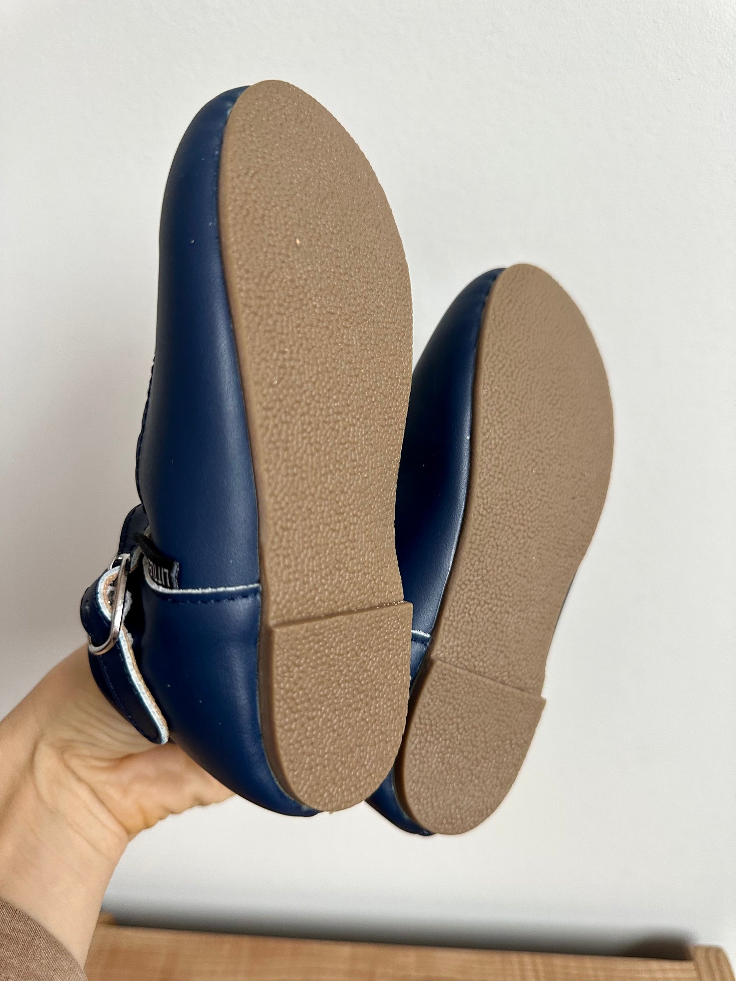 Little Moccs Navy Scalloped Sandals (In package) / Size 10 Toddler